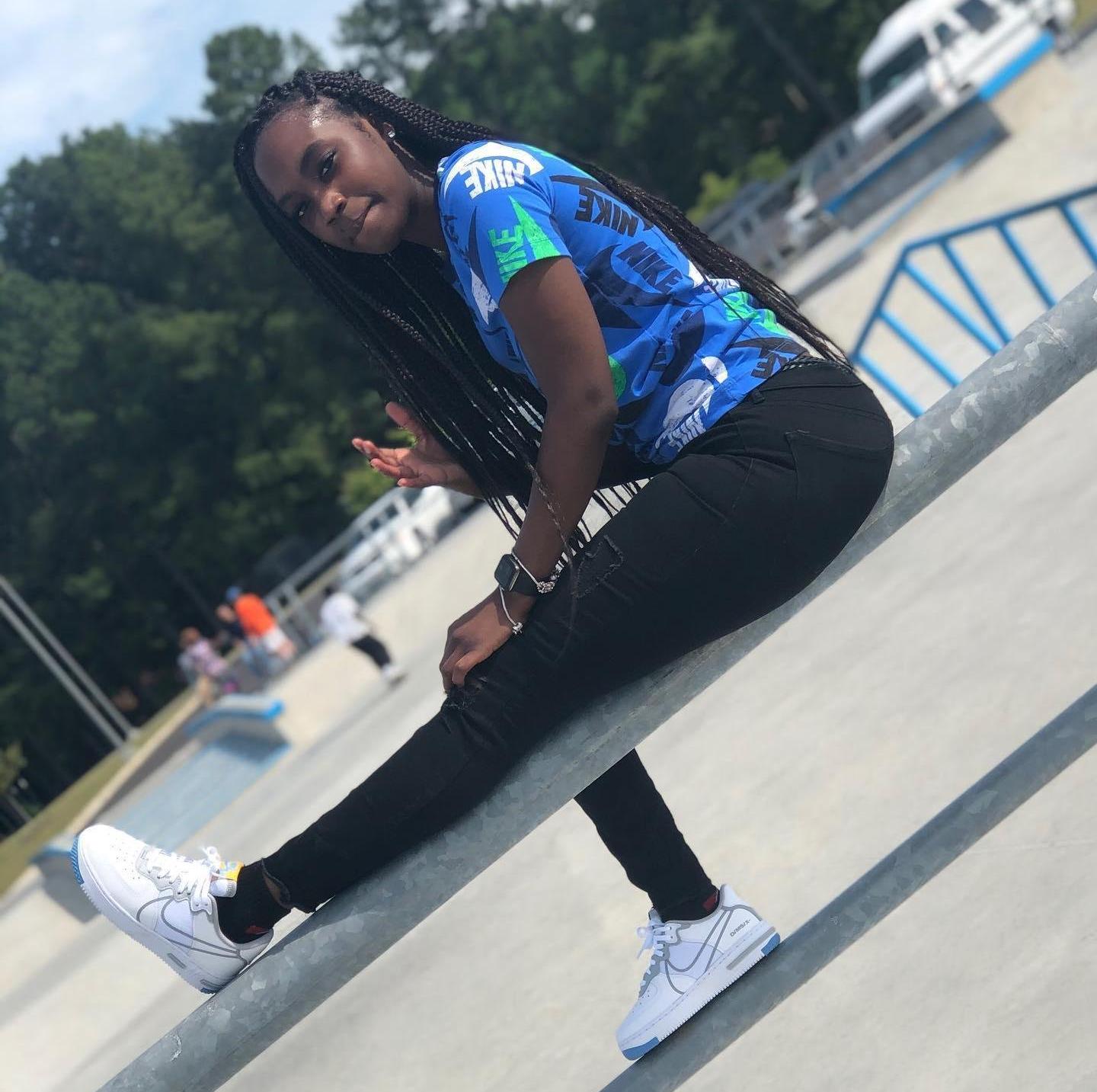Summer in Color- Nike Sportswear Boys' Marker Mash Blue Tee and Nike Air Force 1 Low React "White/Orange/Blue" Men's Shoe
