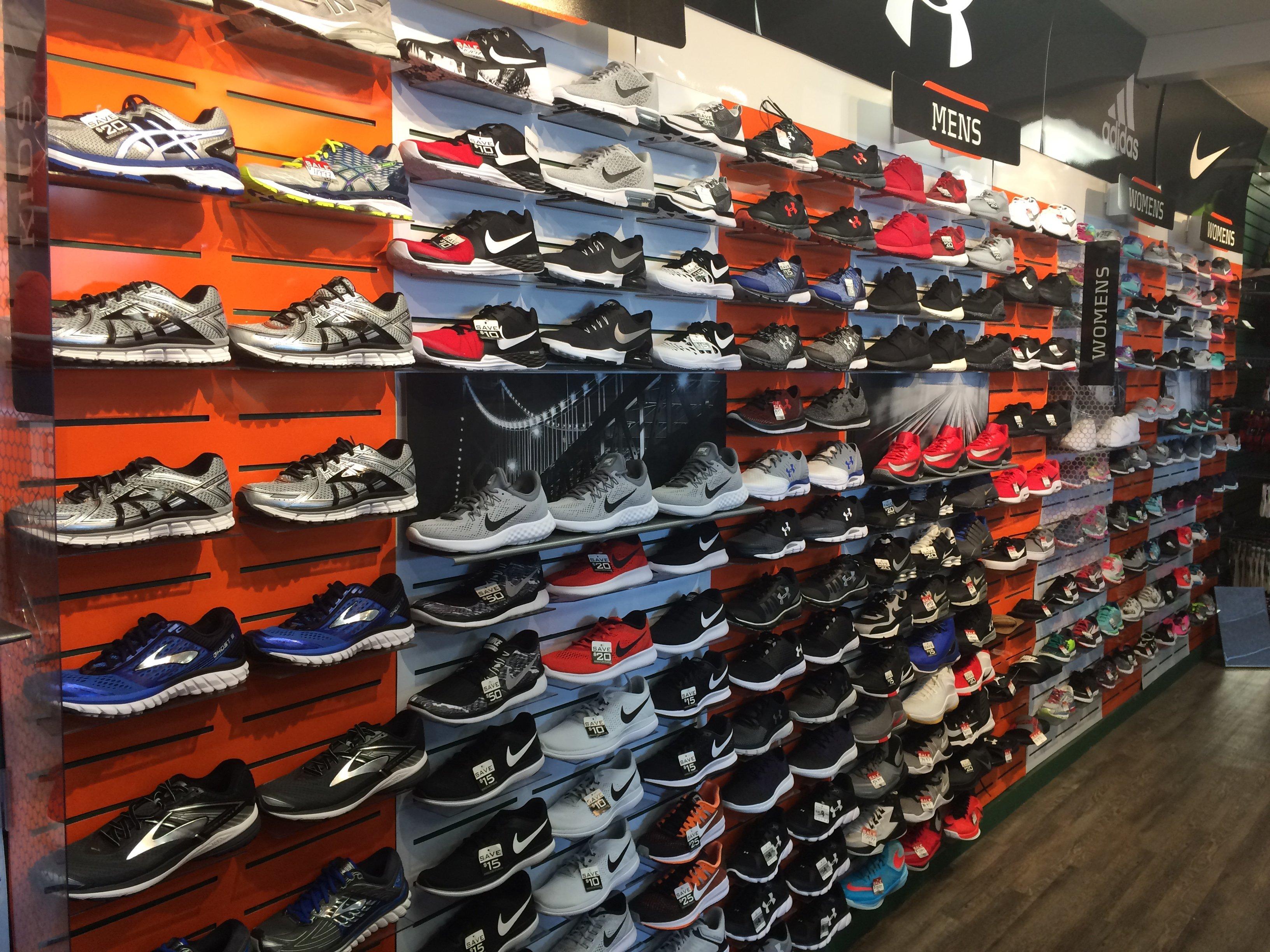 athletic shoe stores