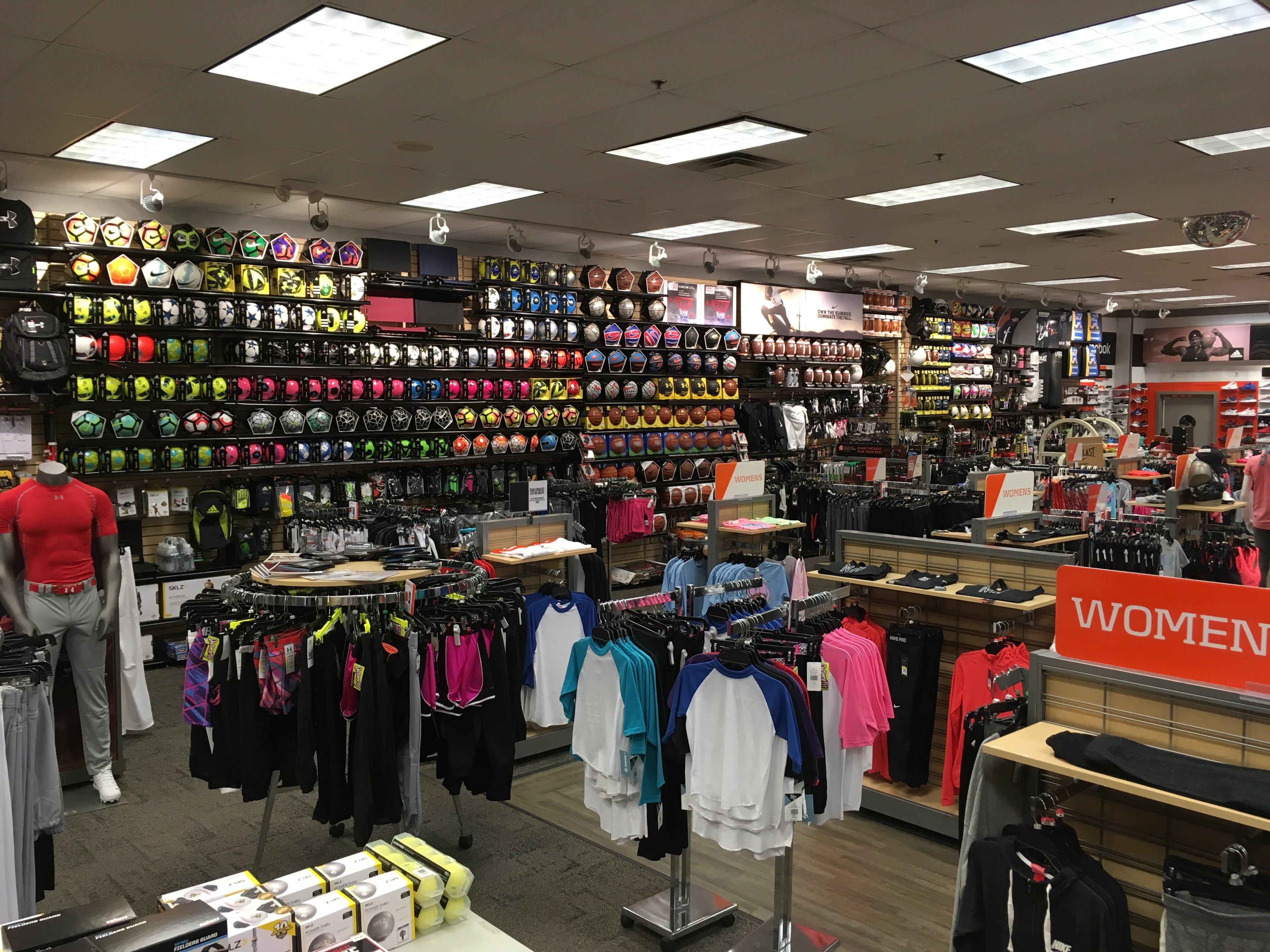 sports clothing stores