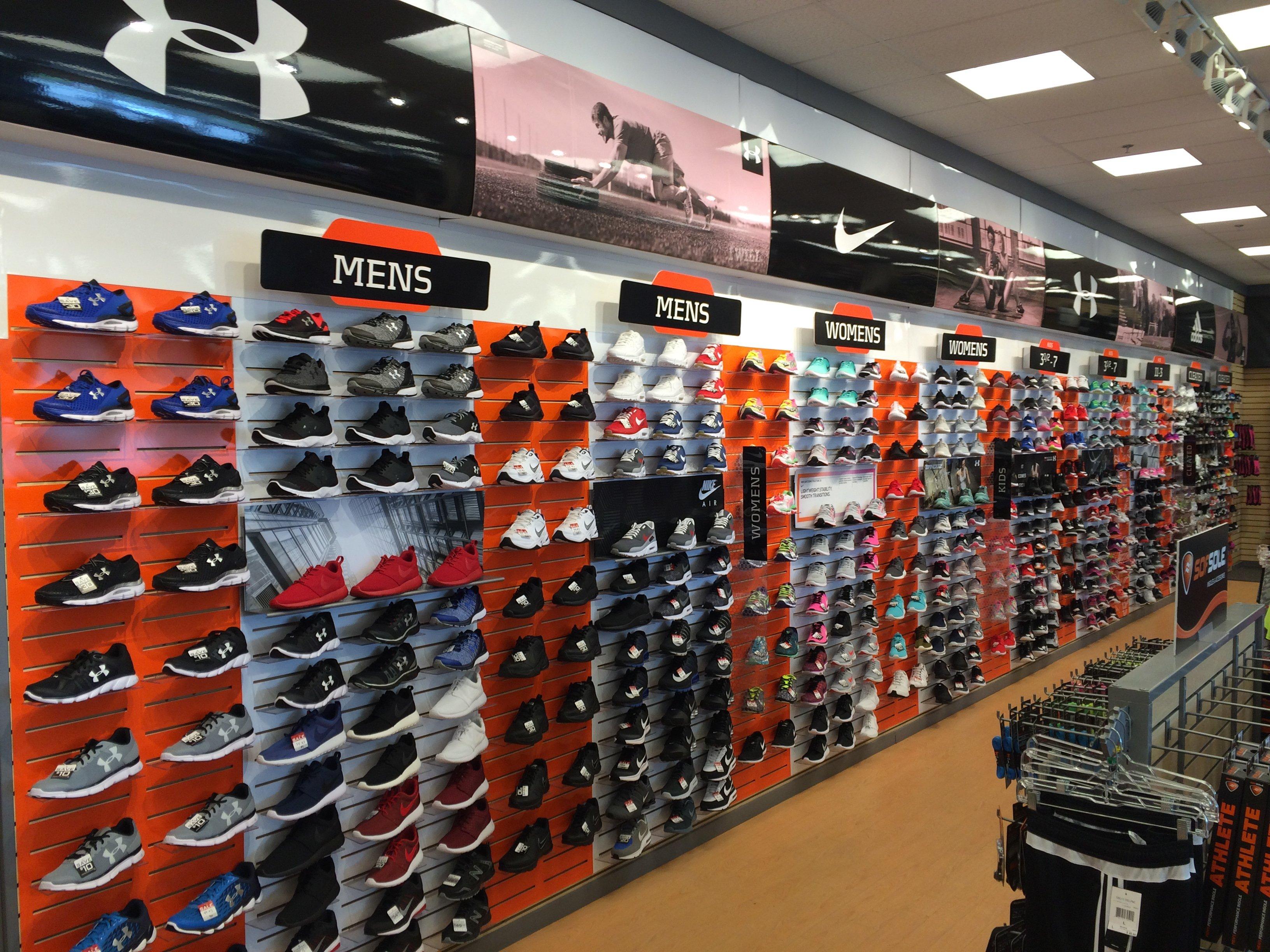 athletic shoe retailers