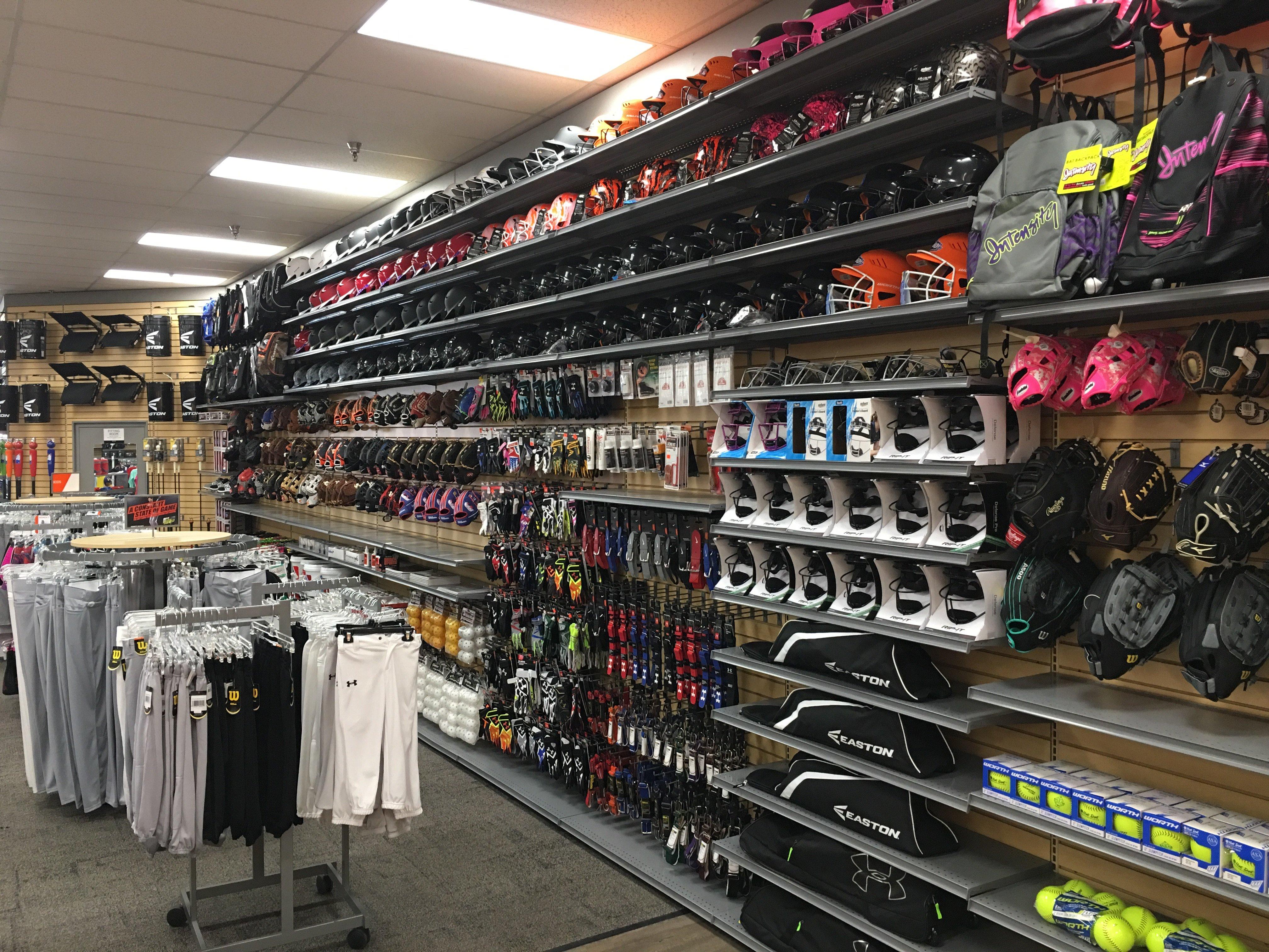 athletic equipment stores