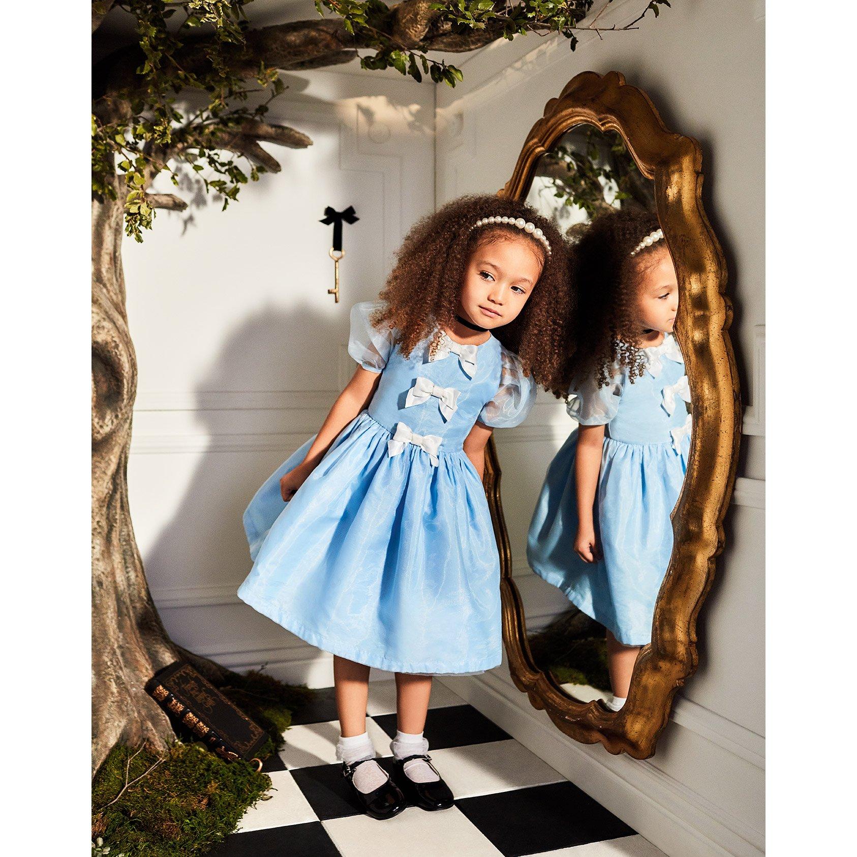 Collections Dainty Dawn Disney Alice in Wonderland Organza Bow Dress by Janie and Jack