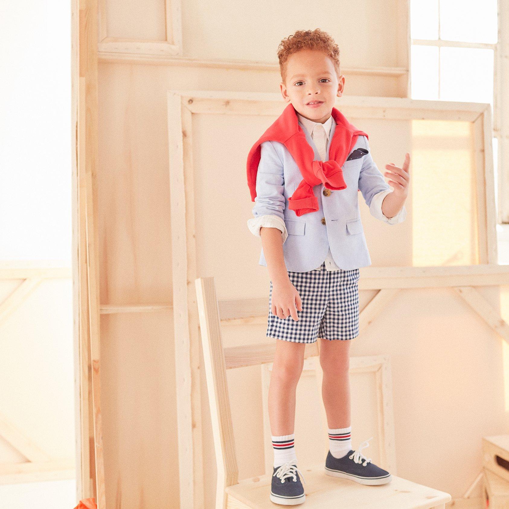 Gingham Pull-On Short image number 2