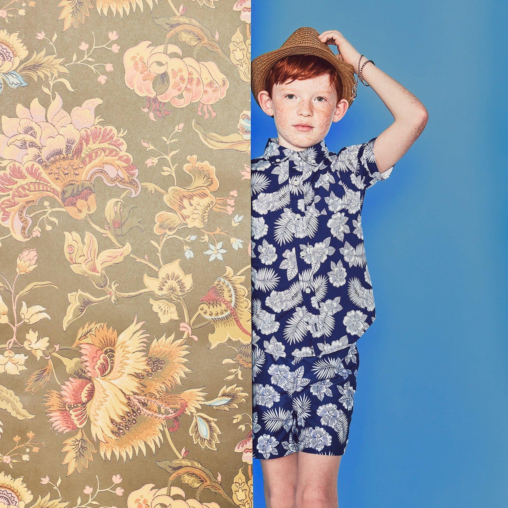 Tropical Floral Swim Trunk image number 2