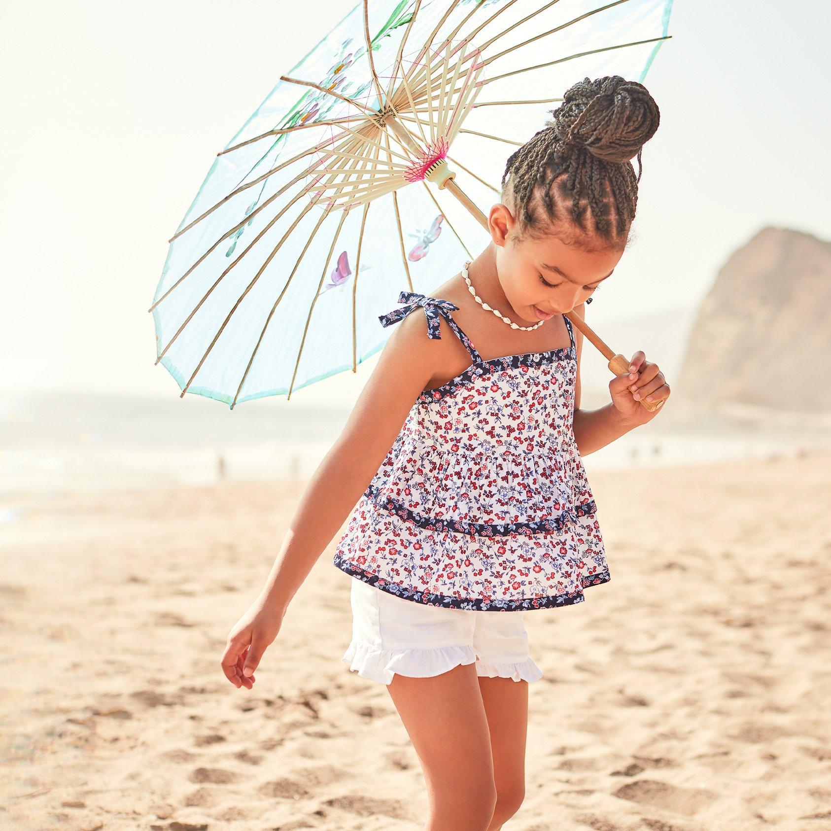 Ditsy Floral Tiered Top image number 1