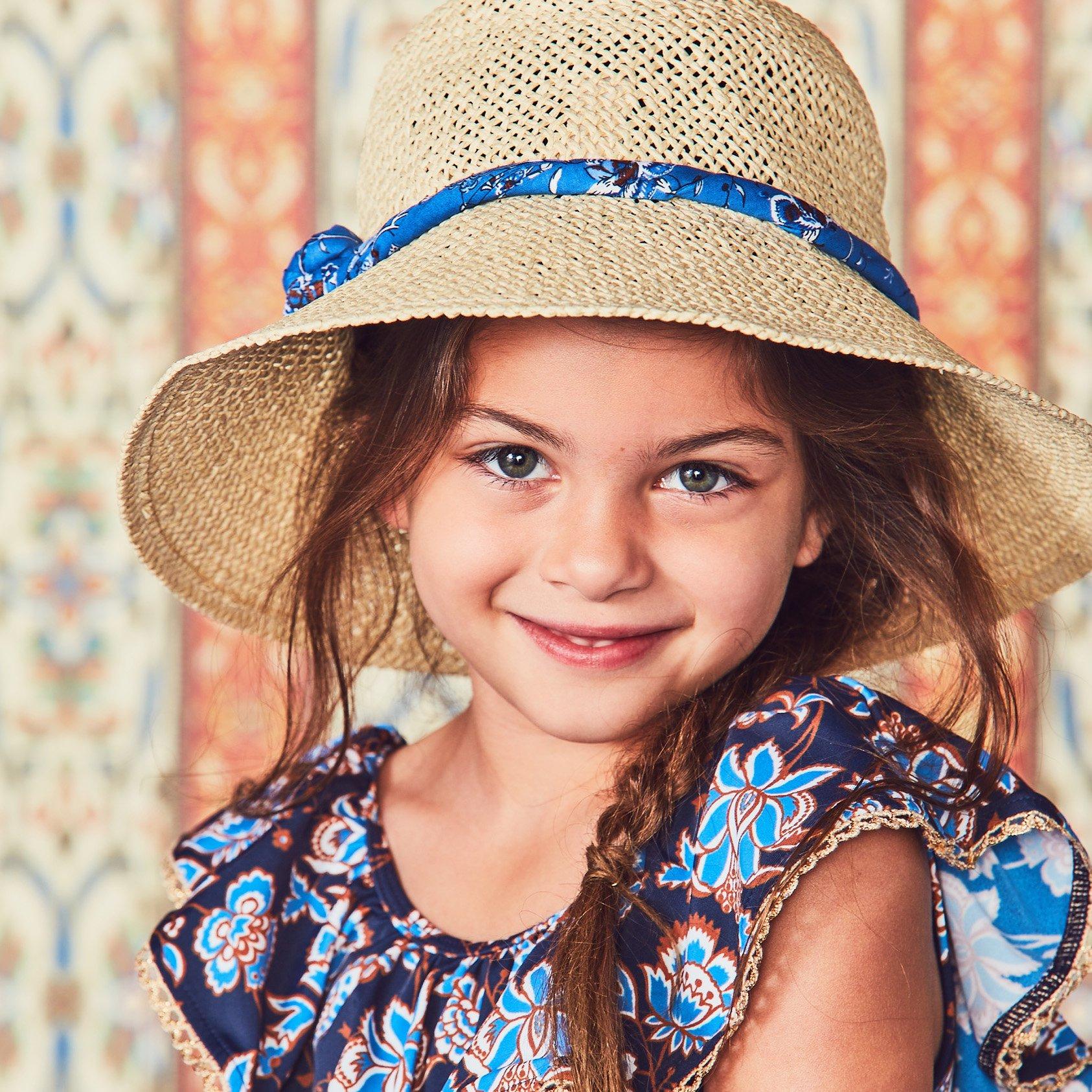 Paisley Floral Knot Straw Hat image number 3