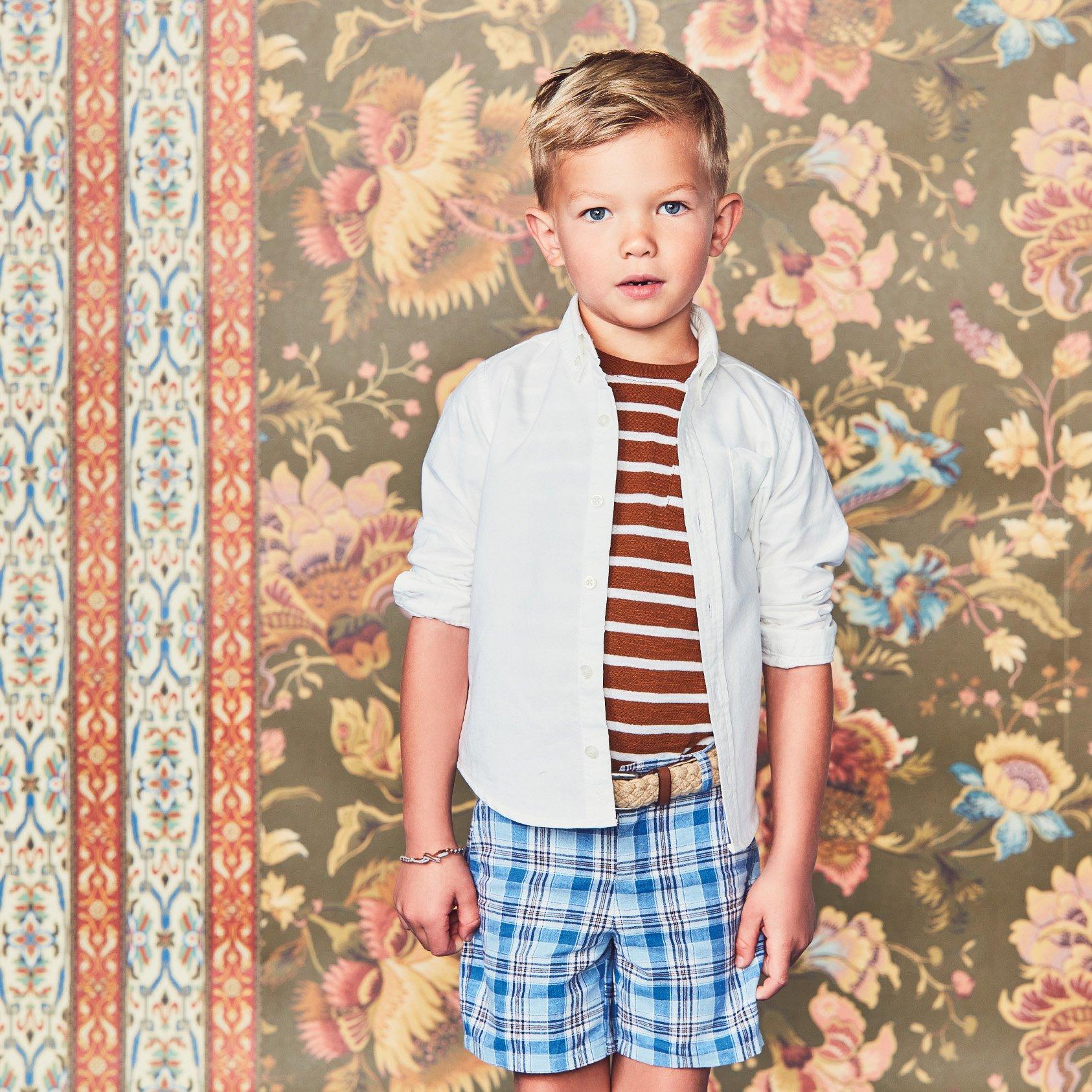 Plaid Linen Short image number 5