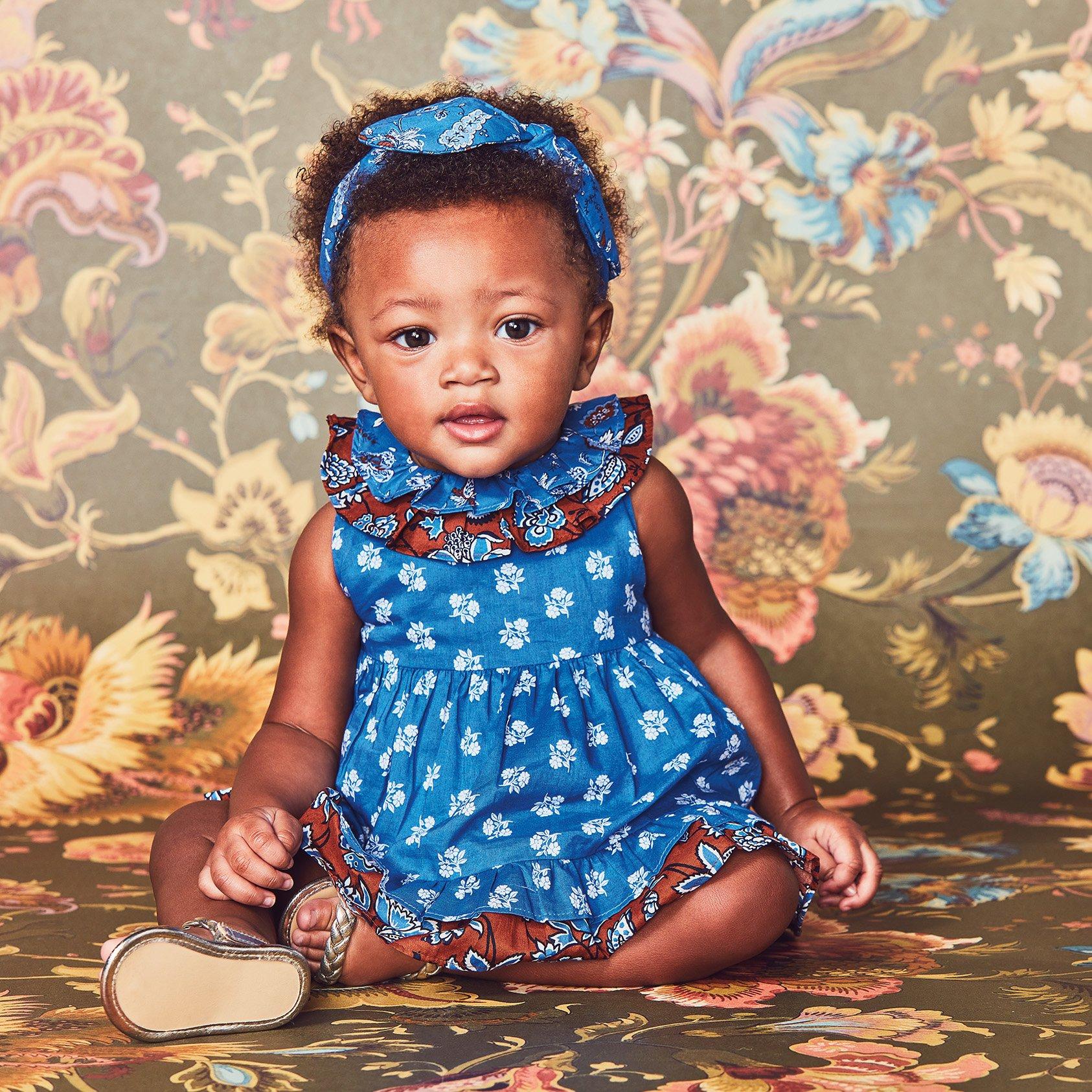 Baby Mixed Paisley Floral Matching Set image number 1