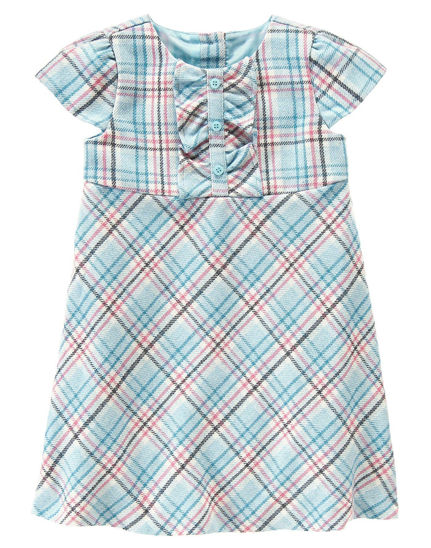 Ruffle Plaid Dress image number 0