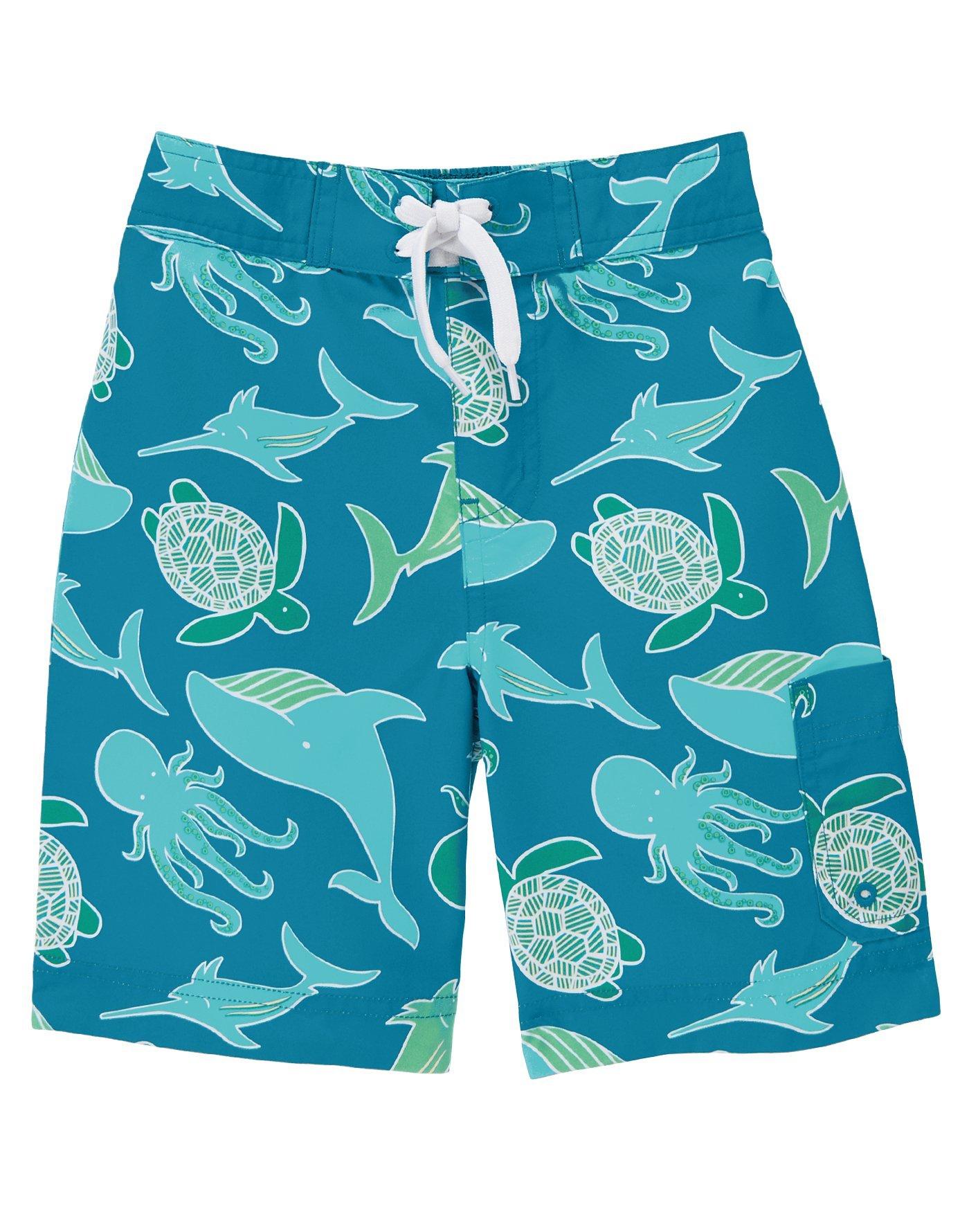 Sea Creatures Swim Trunk image number 0