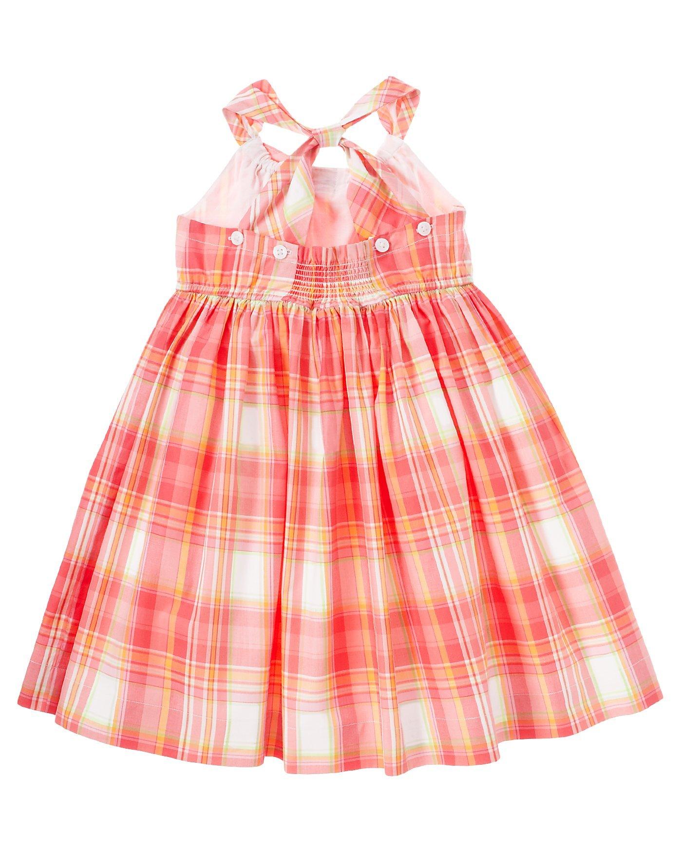 Bow Plaid Dress image number 1