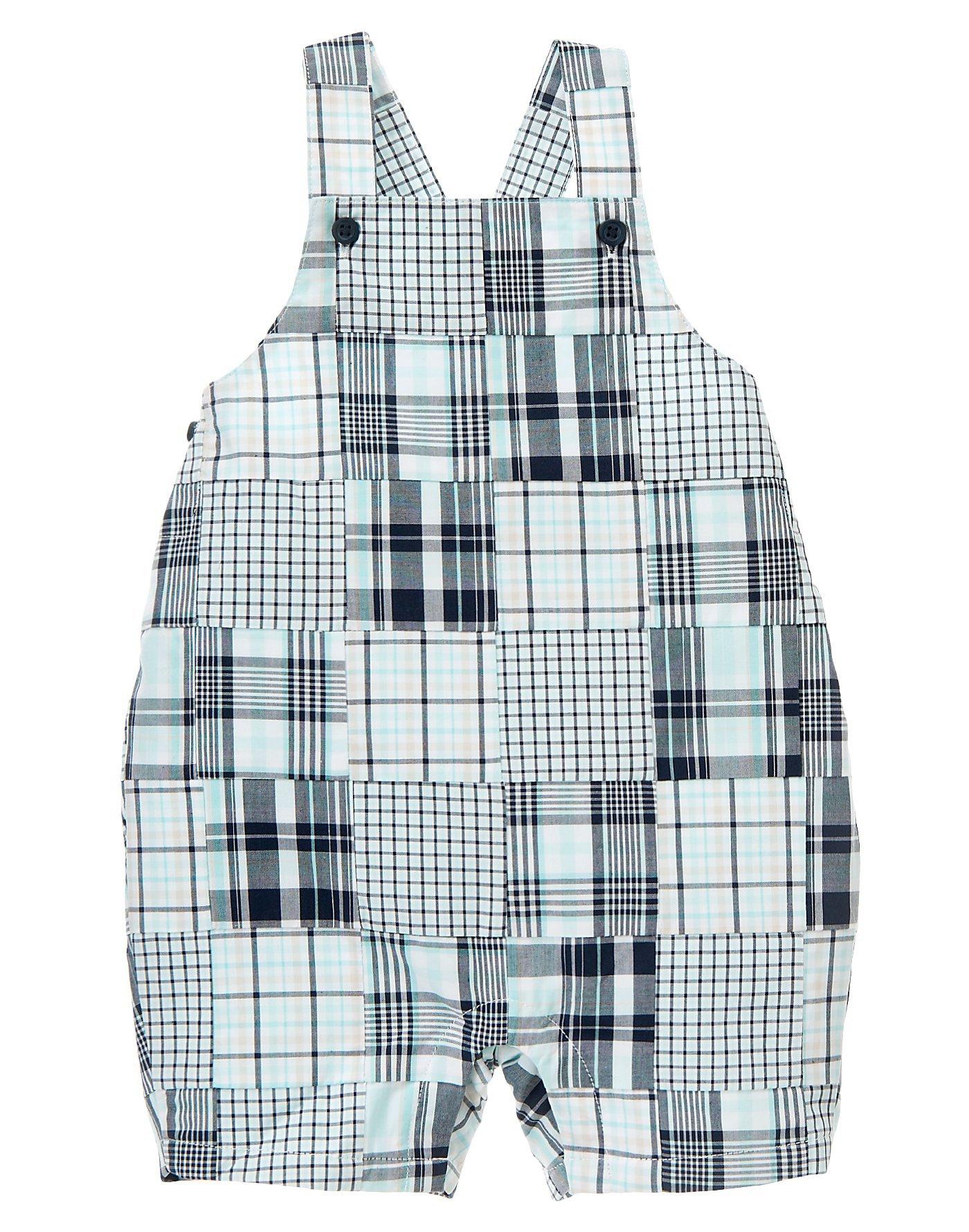 Plaid Patchwork Shortall image number 0