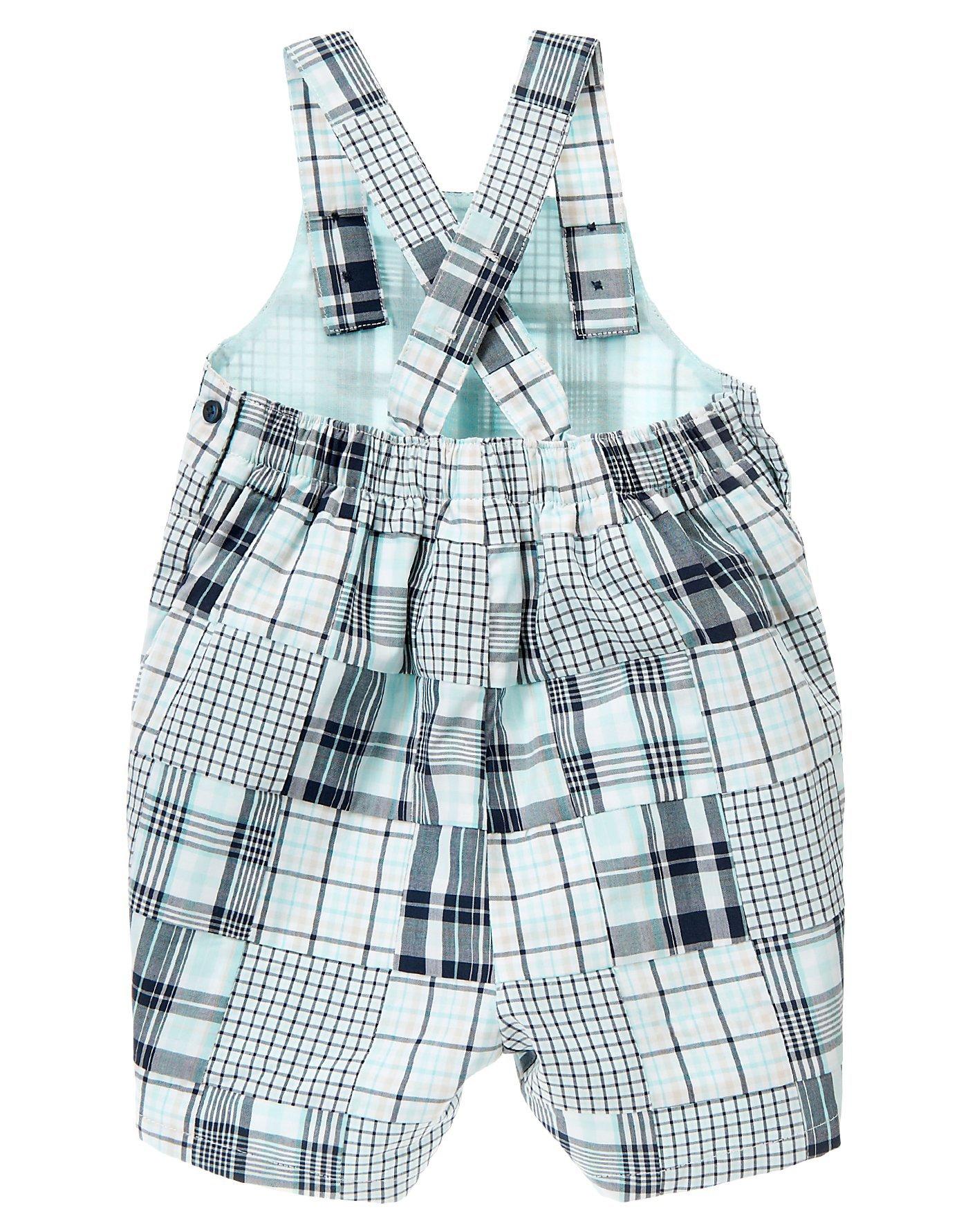 Plaid Patchwork Shortall image number 1