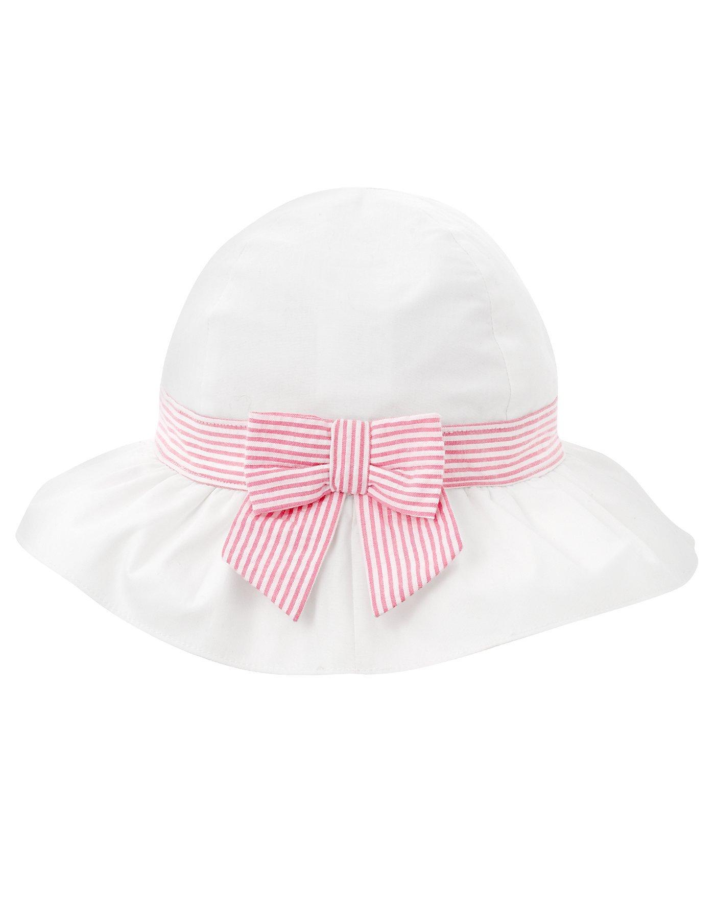 Stripe Bow Sunhat image number 1