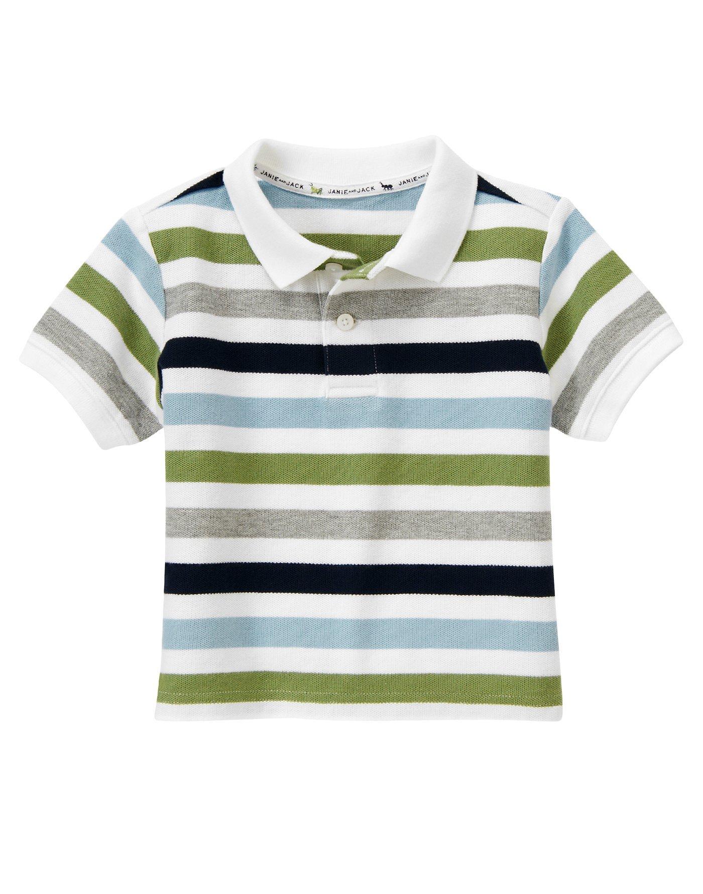 Stripe Polo Shirt image number 0