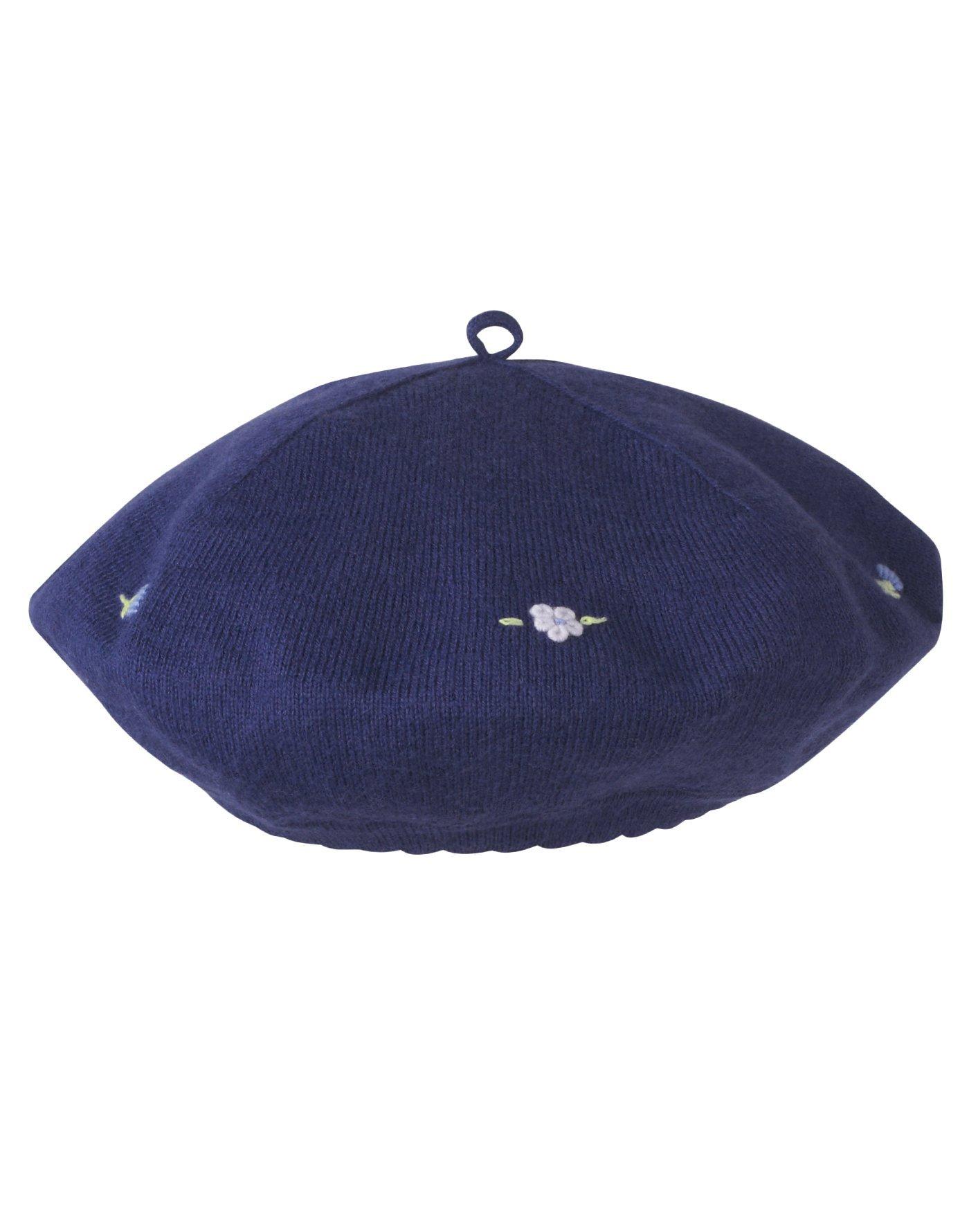 Hand-Embroidered Sweater Beret image number 0