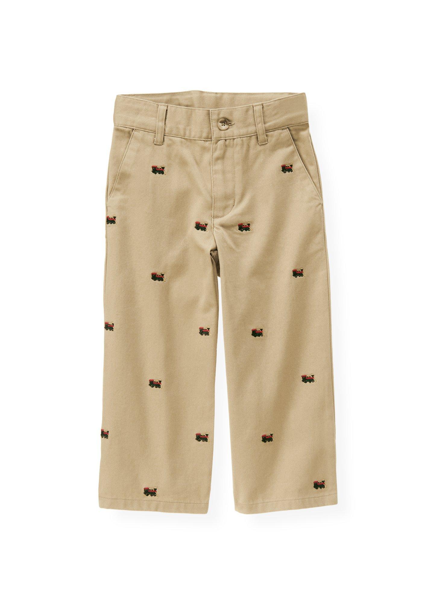 Embroidered Train Pant image number 0
