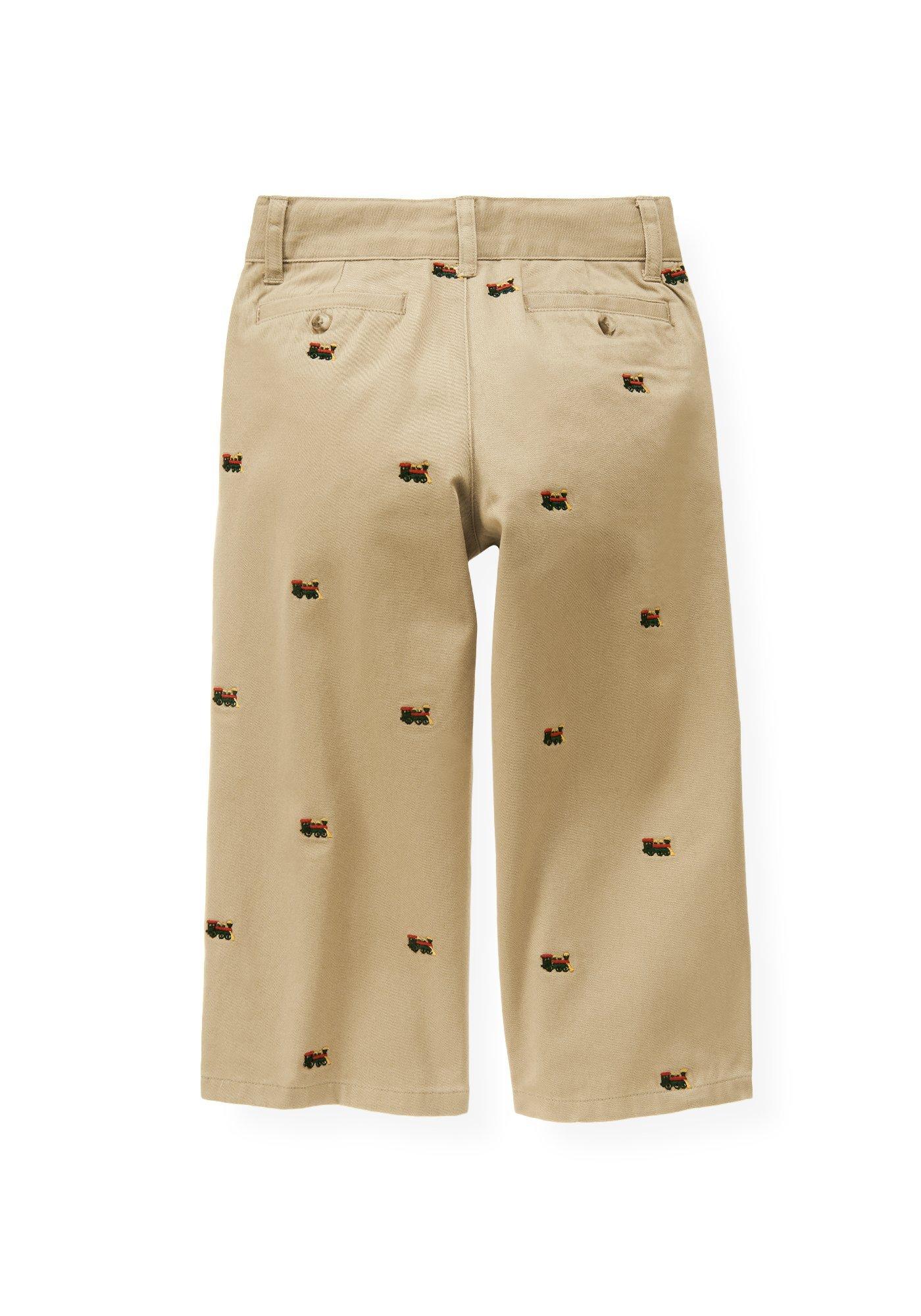 Embroidered Train Pant image number 1