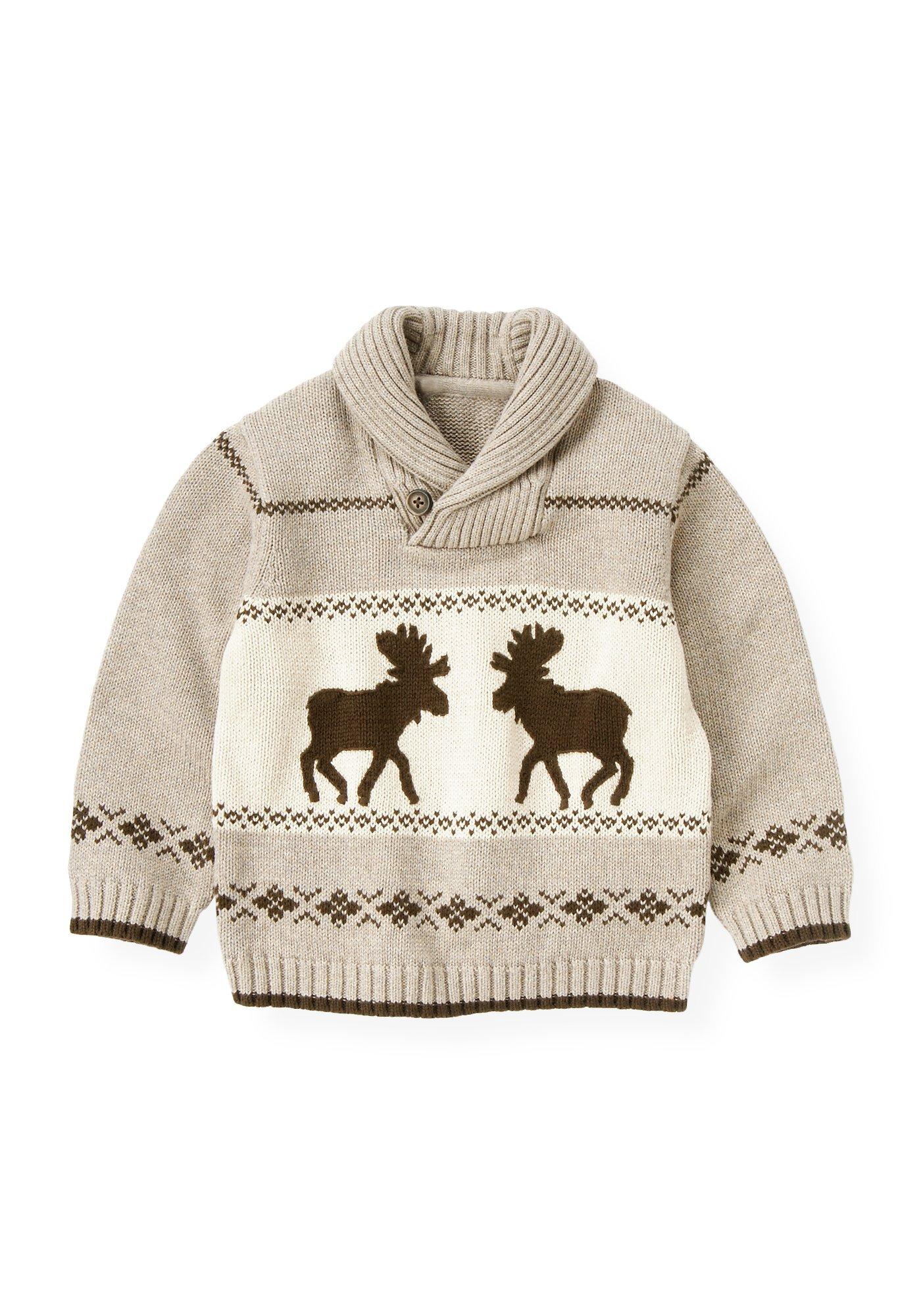 Moose Fair Isle Sweater image number 0