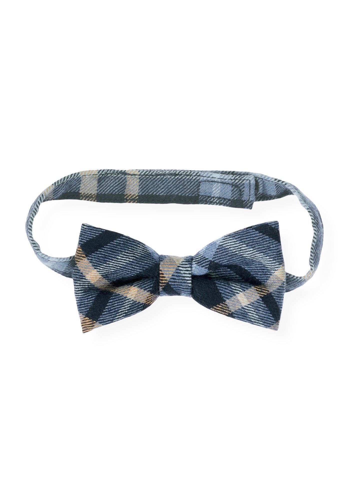 Glen Plaid Wool Bowtie image number 0