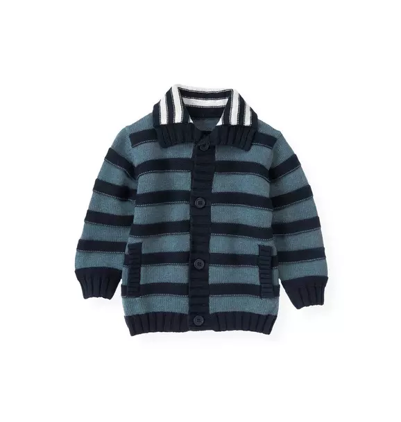 Stripe Sweater Cardigan image number 0