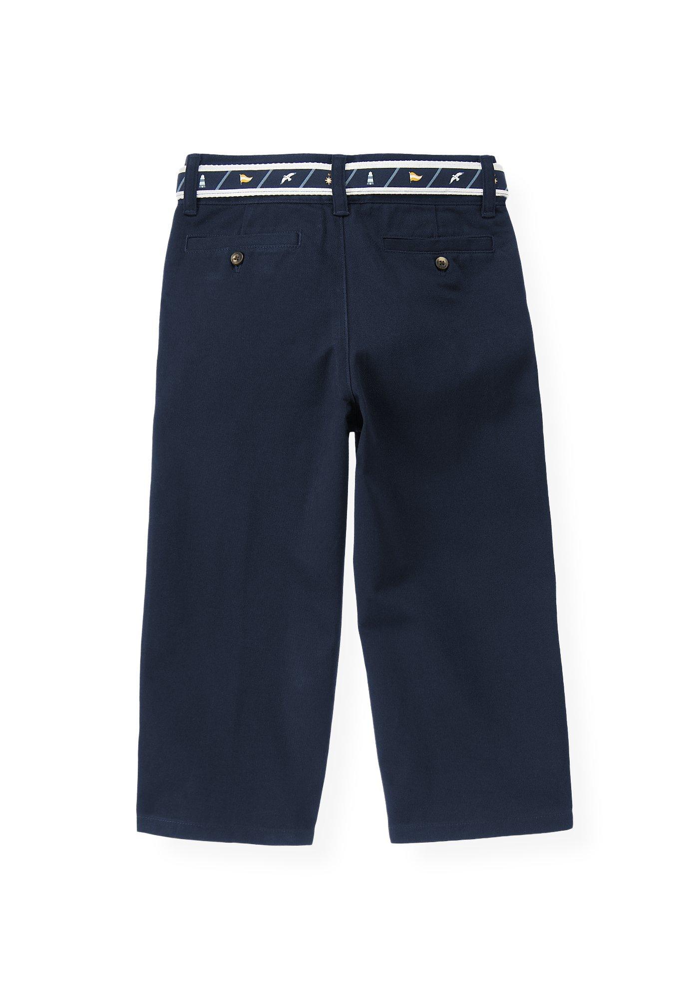 Belted Twill Pant image number 1