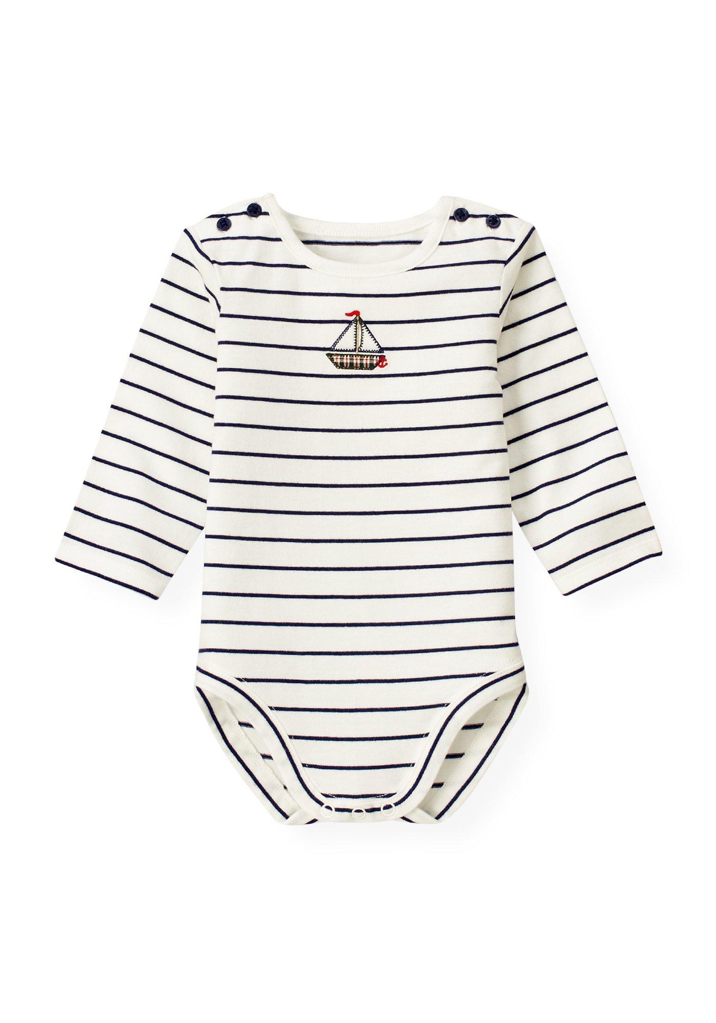 Sailboat Stripe Bodysuit image number 0