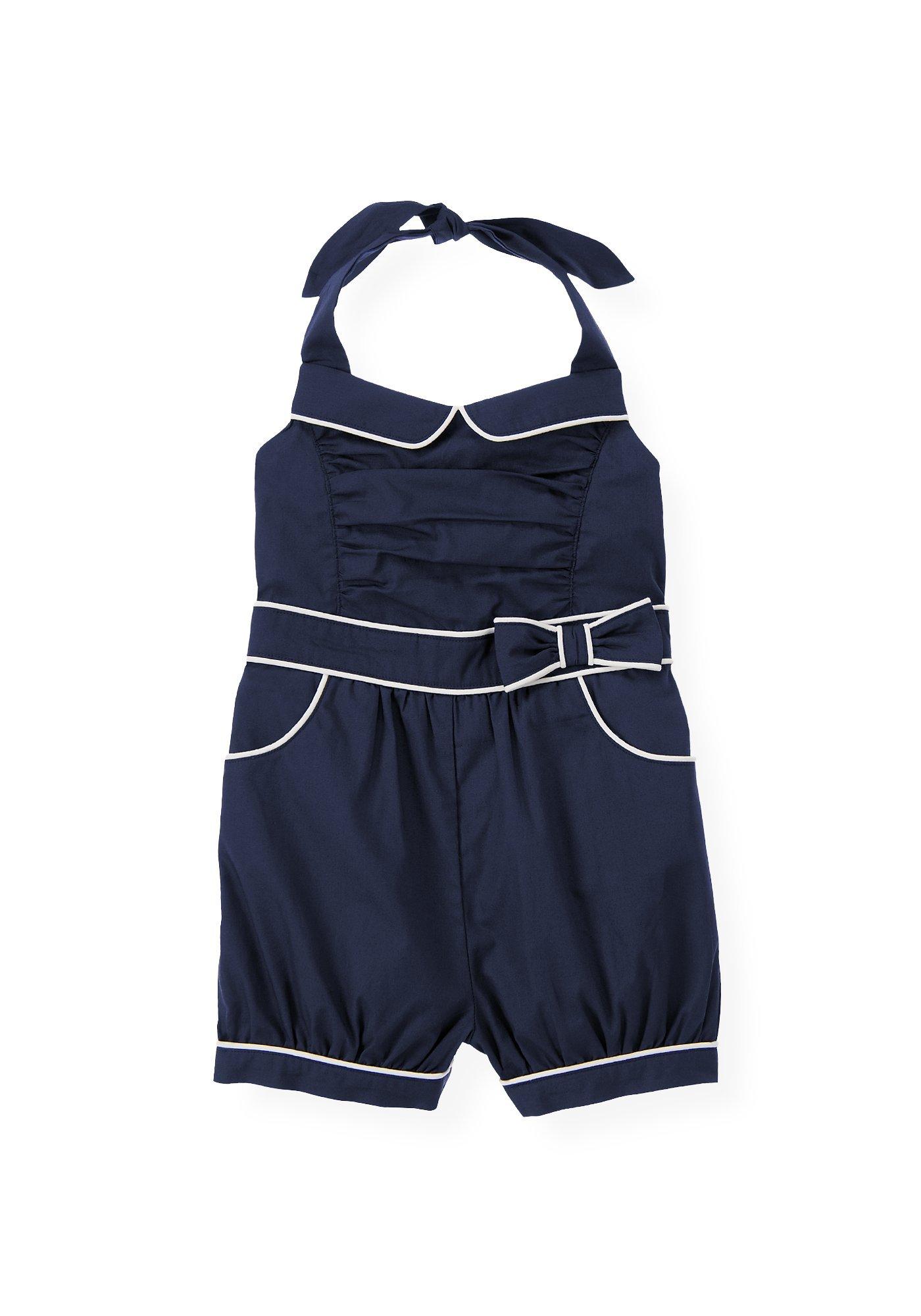 Piped Halter Romper image number 0