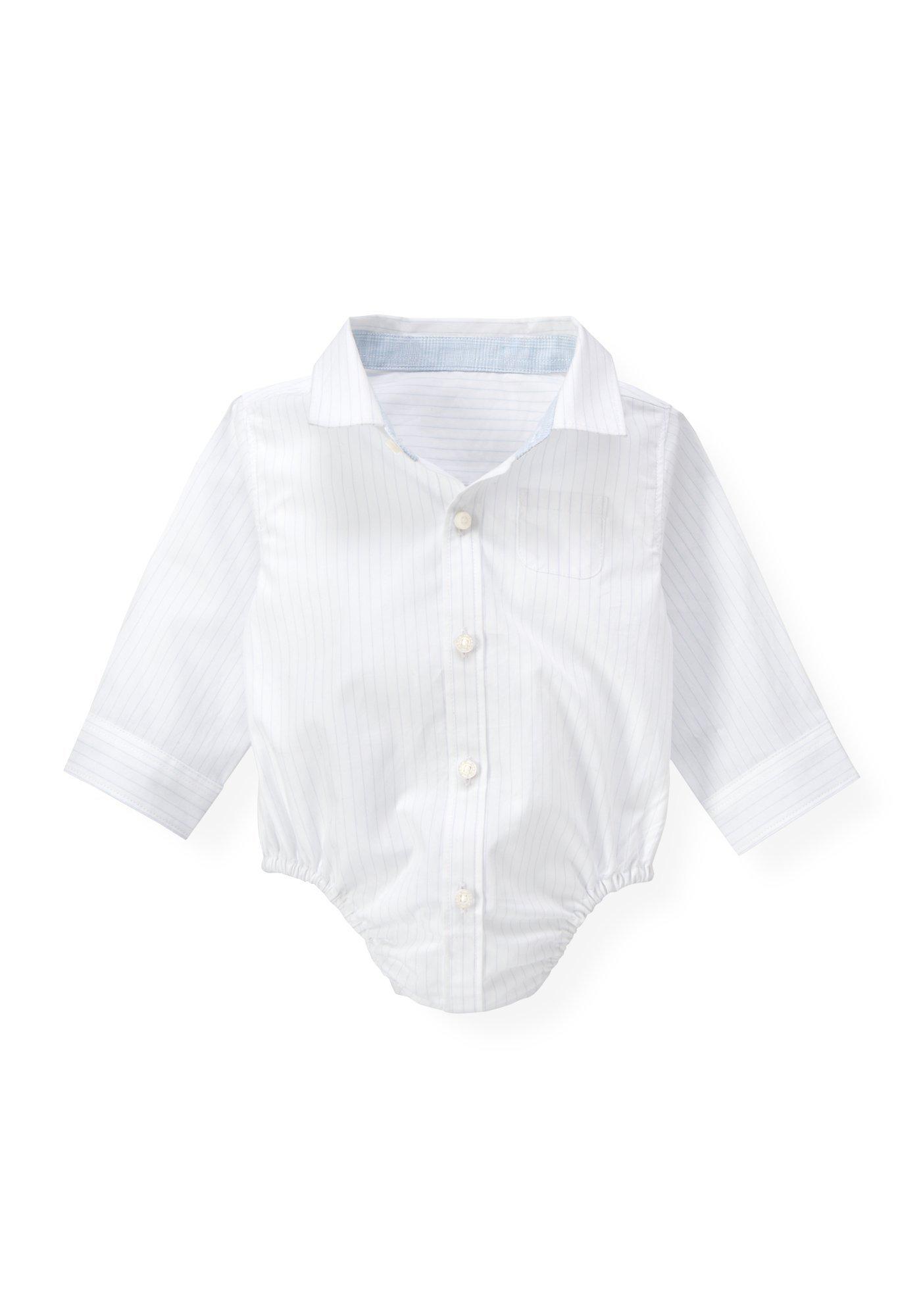 Stripe Shirt Bodysuit image number 0