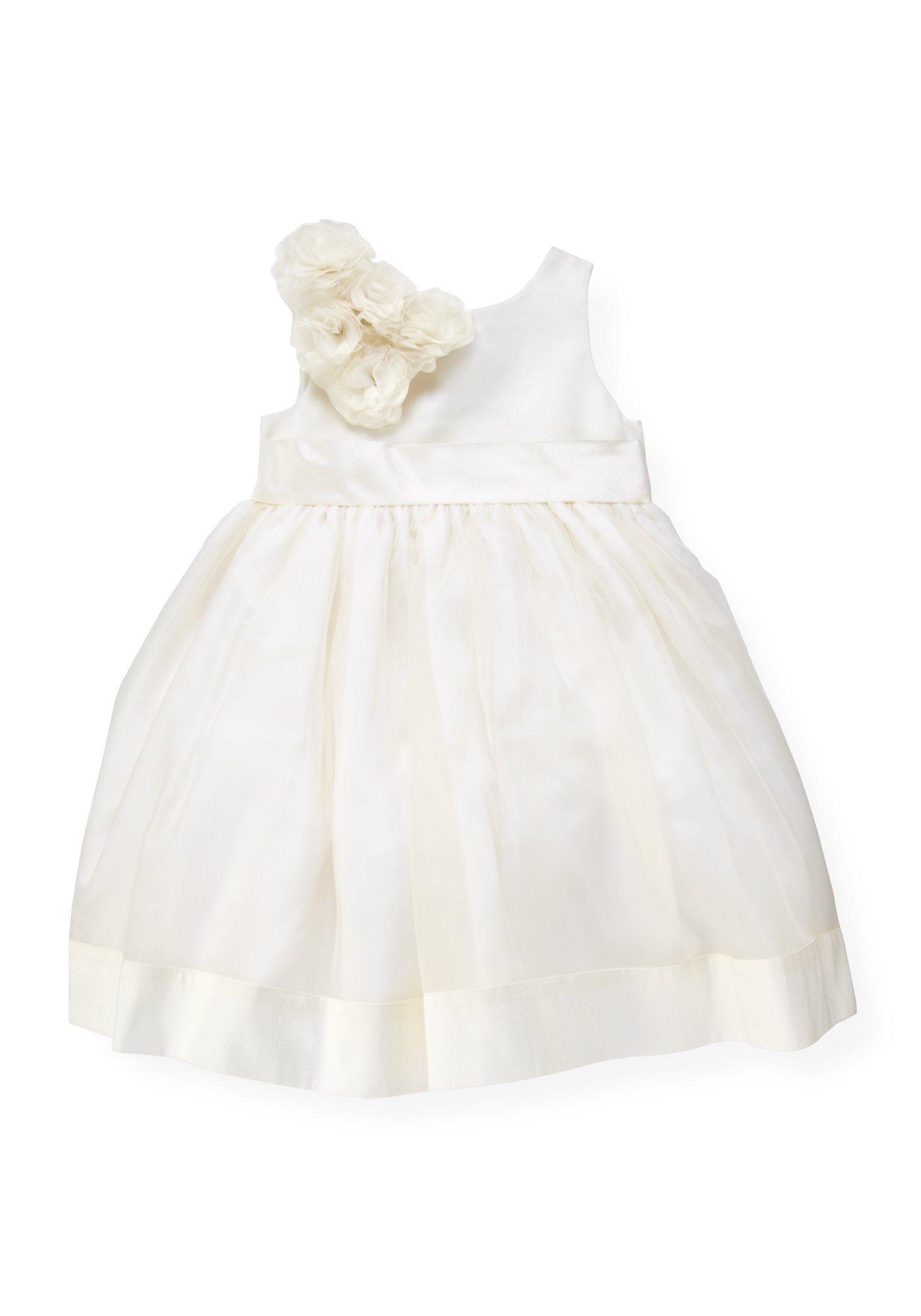 Organza Rosette Silk Dress image number 0