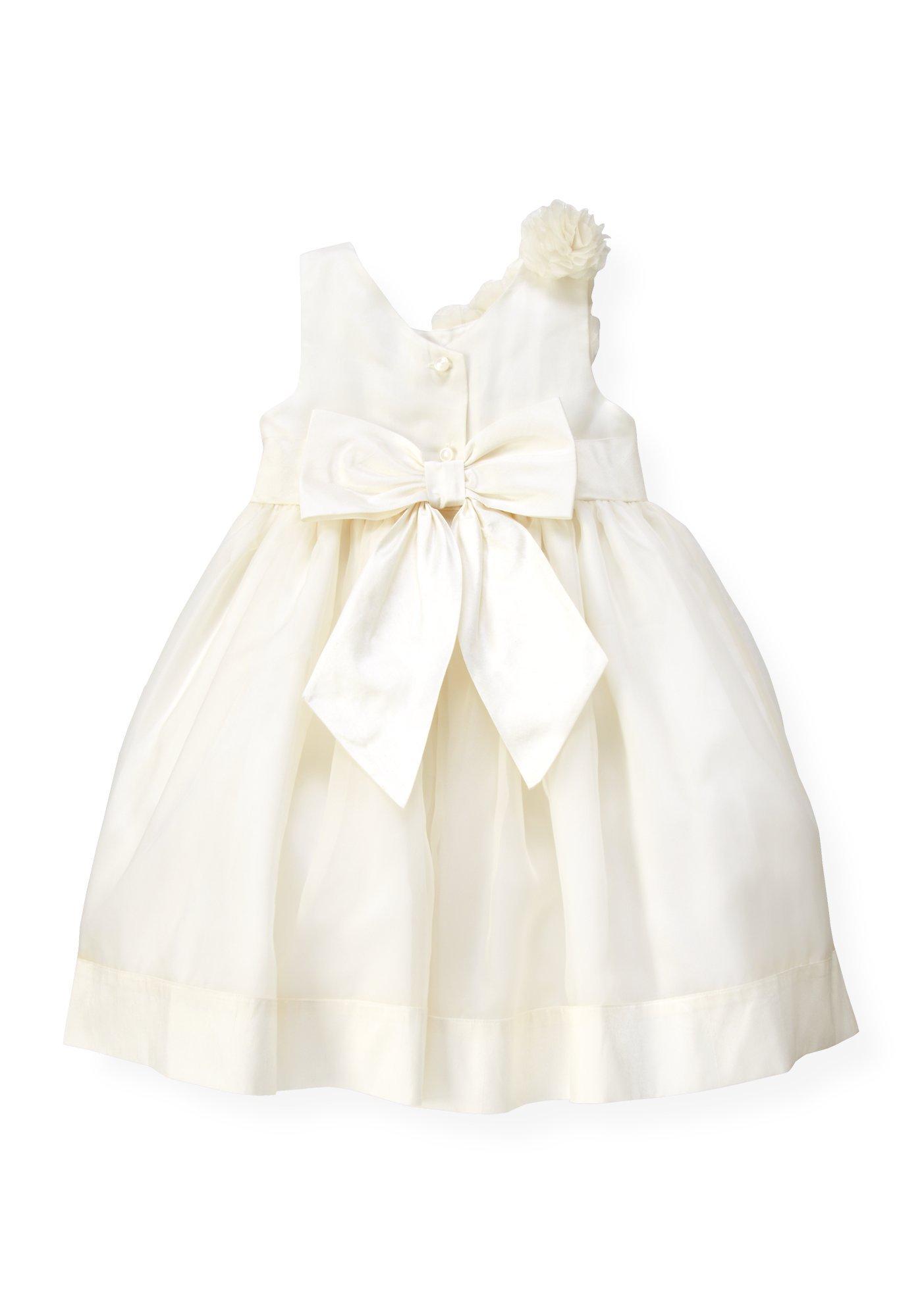 Organza Rosette Silk Dress image number 1