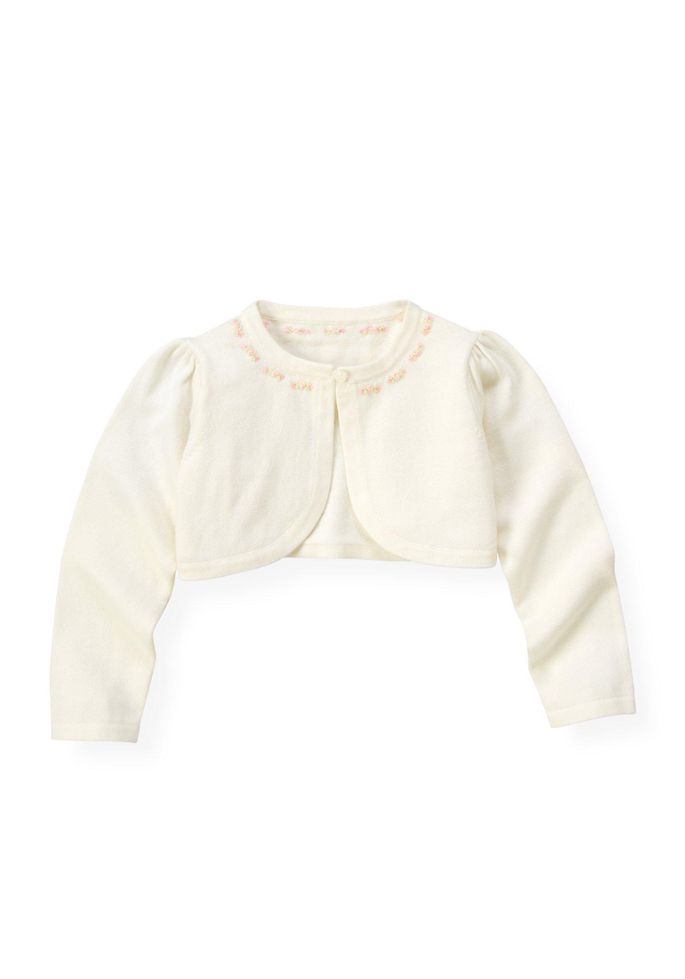 Hand-Embroidered Crop Cardigan image number 0