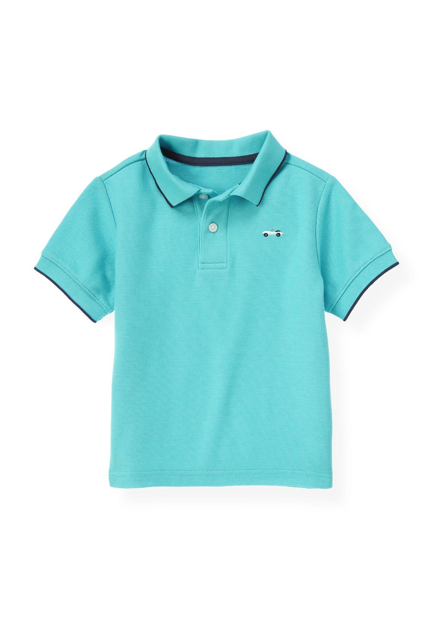 Boys Teal Polo Shirt at JanieandJack