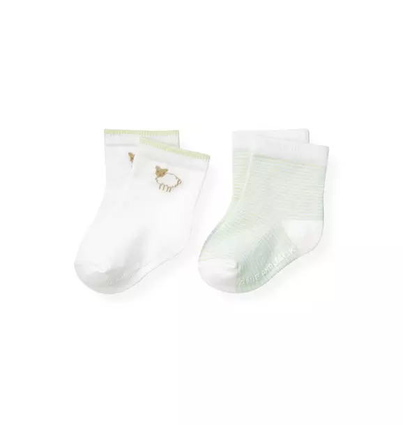 Sheep Stripe Sock Two-Pack image number 0