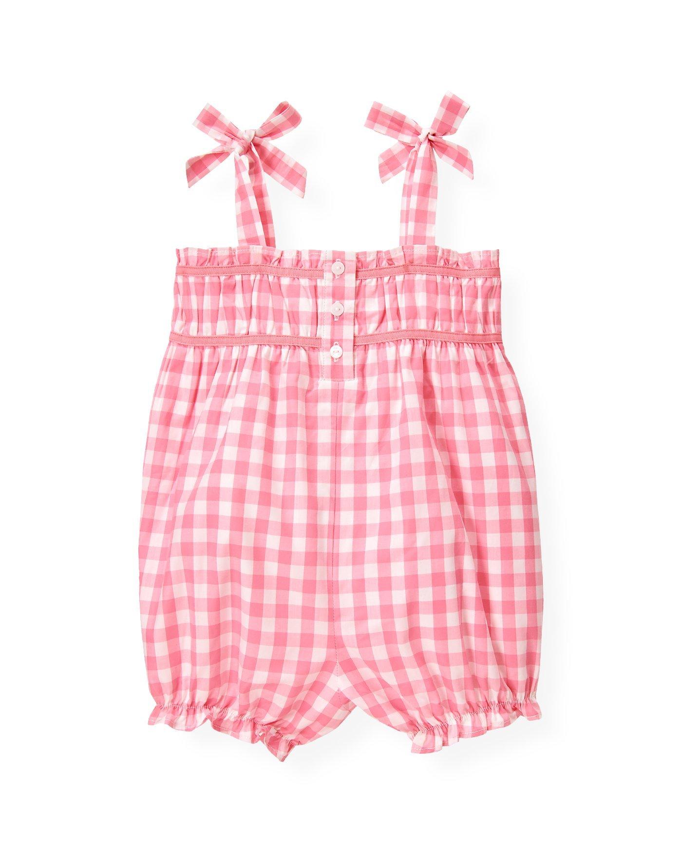 Ruched Gingham Bubble image number 1