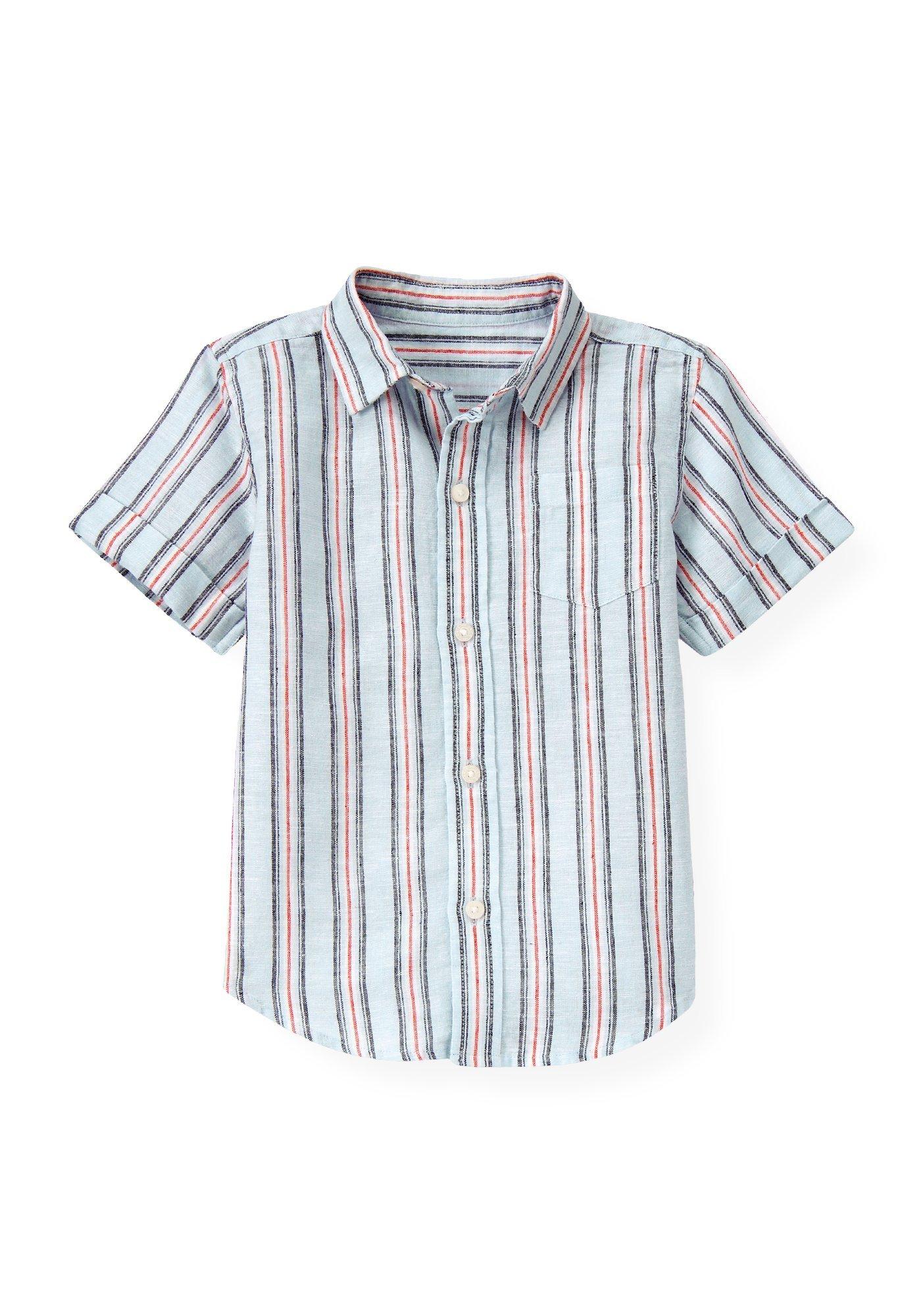Stripe Linen Blend Shirt image number 0