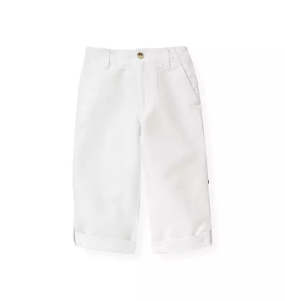Linen Blend Roll Cuff Pant image number 0