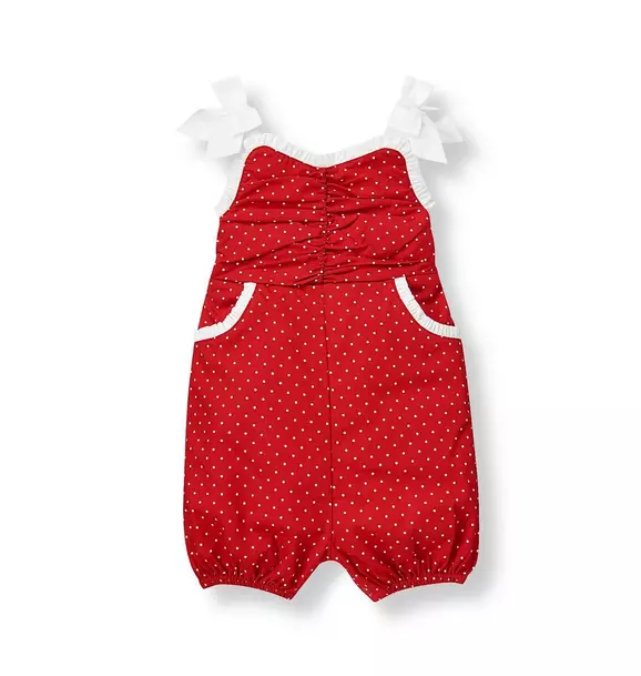 Ruched Dot One-Piece image number 0
