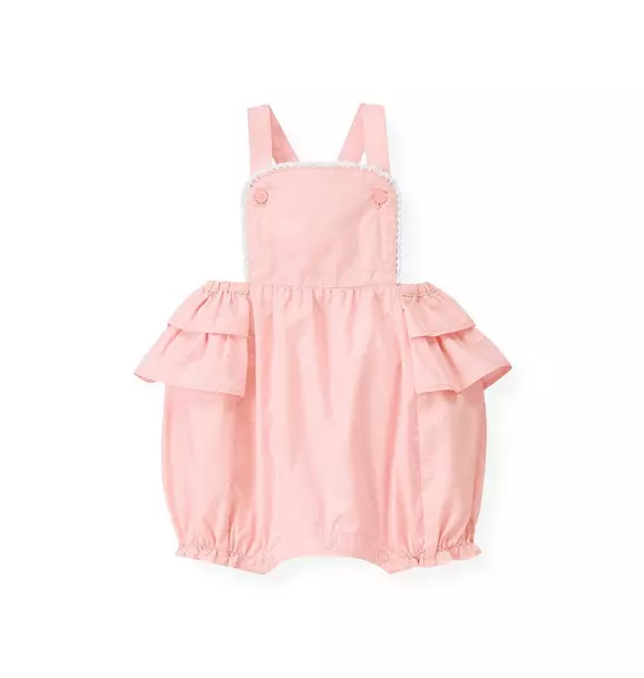 Ruffle Dotted Shortall image number 0