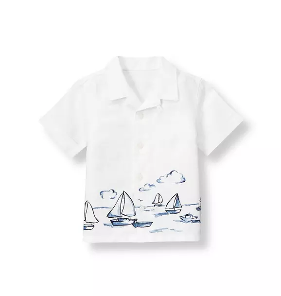 Sailboat Linen Shirt image number 0