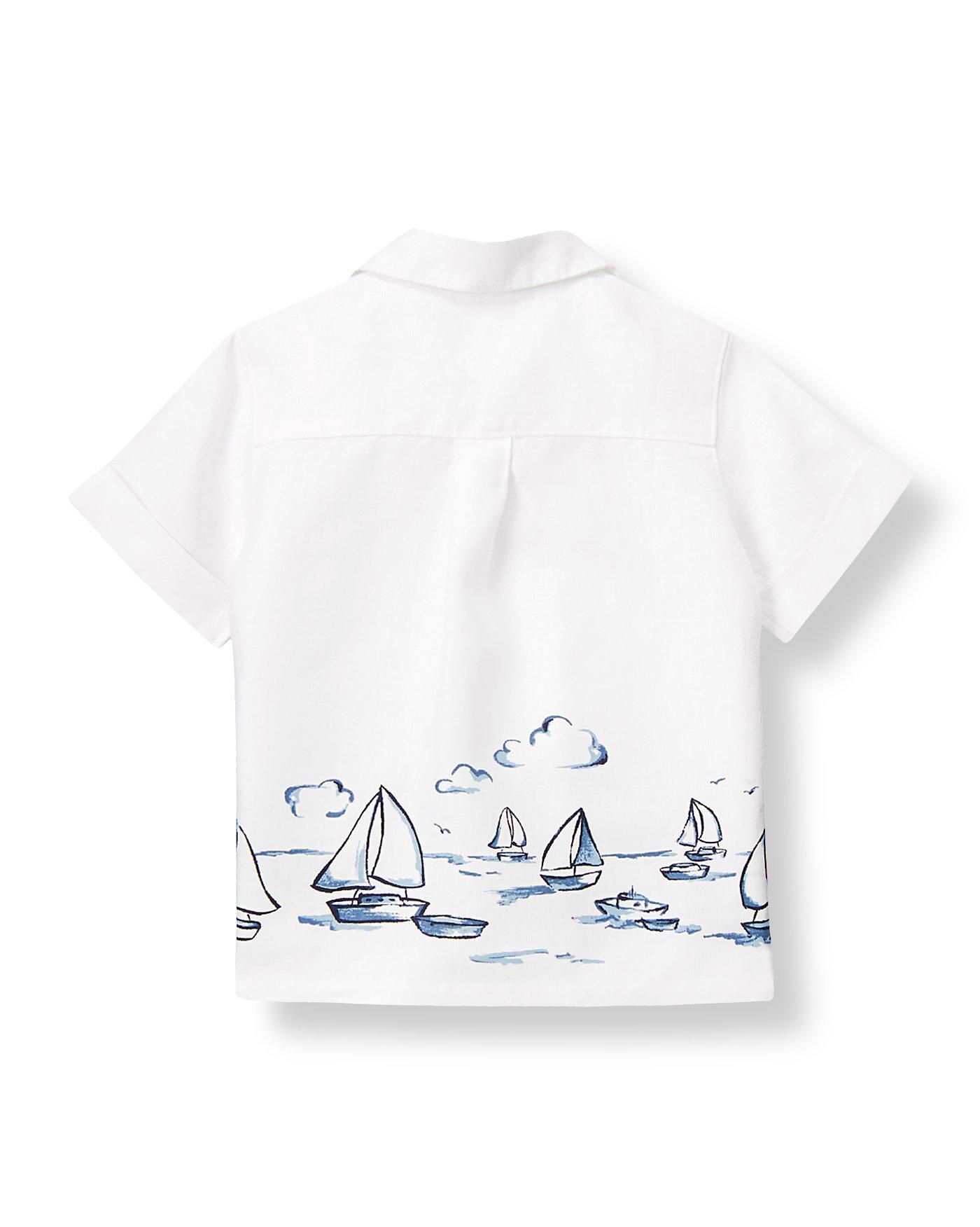 Sailboat Linen Shirt image number 1