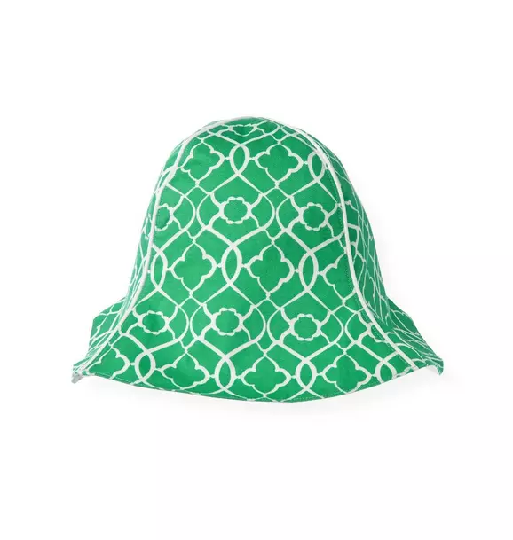 Tile Print Sunhat image number 0