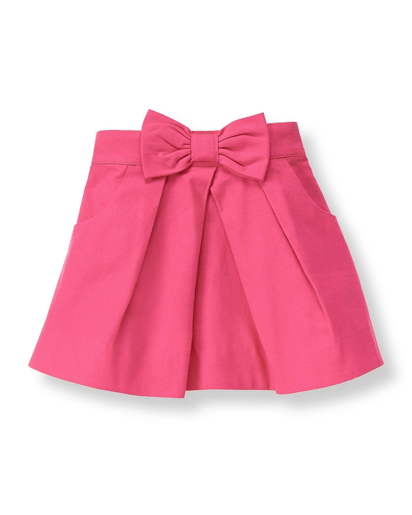 Bow Twill Skirt image number 0