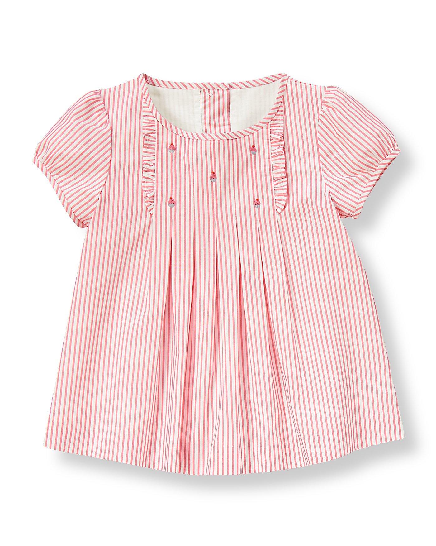 Cupcake Embroidered Stripe Top image number 0