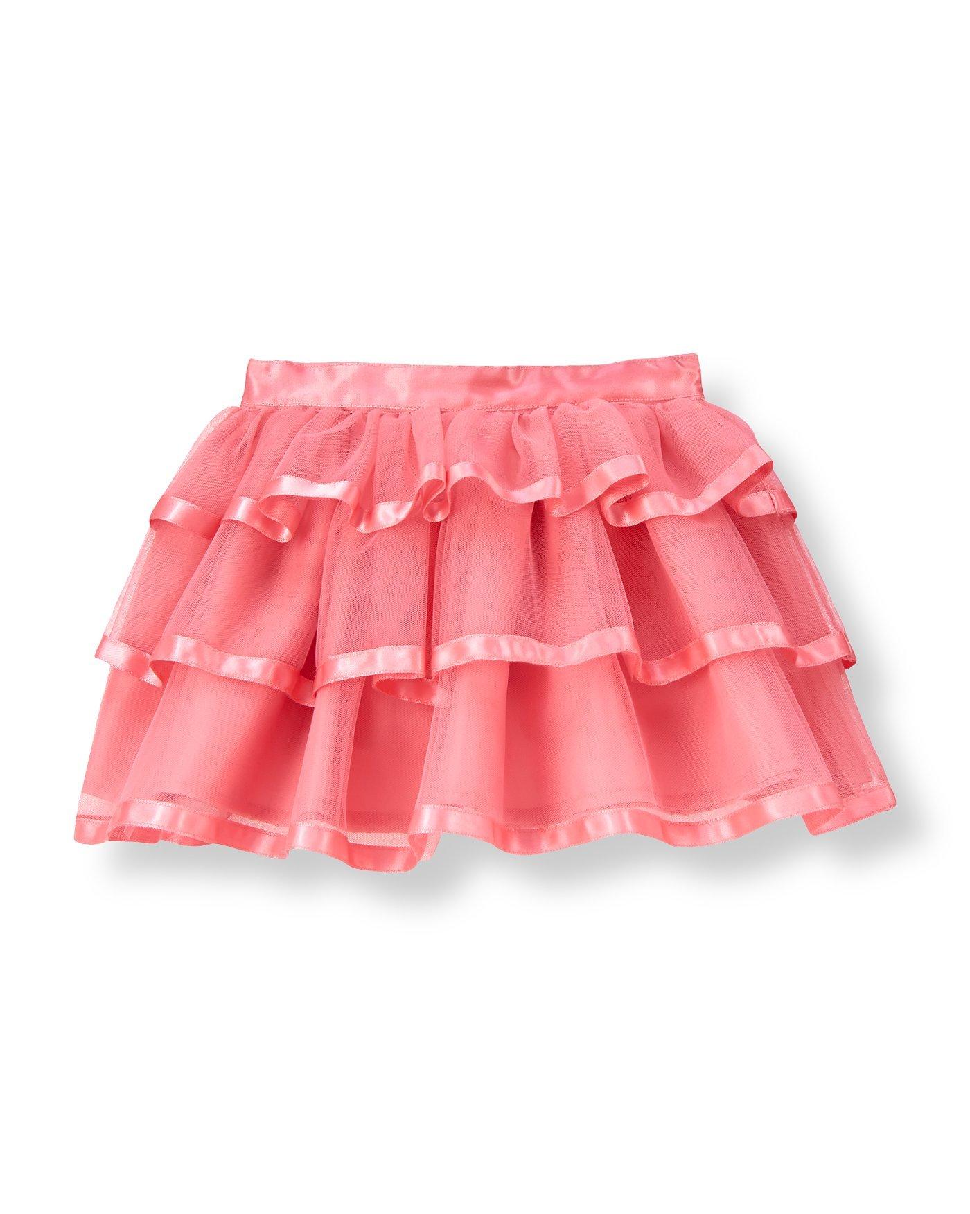 Satin Ribbon Tulle Skirt image number 0