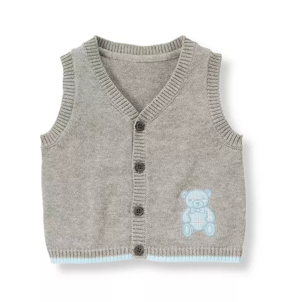 Teddy Bear Sweater Vest image number 0