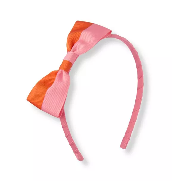 Colorblock Bow Headband image number 0