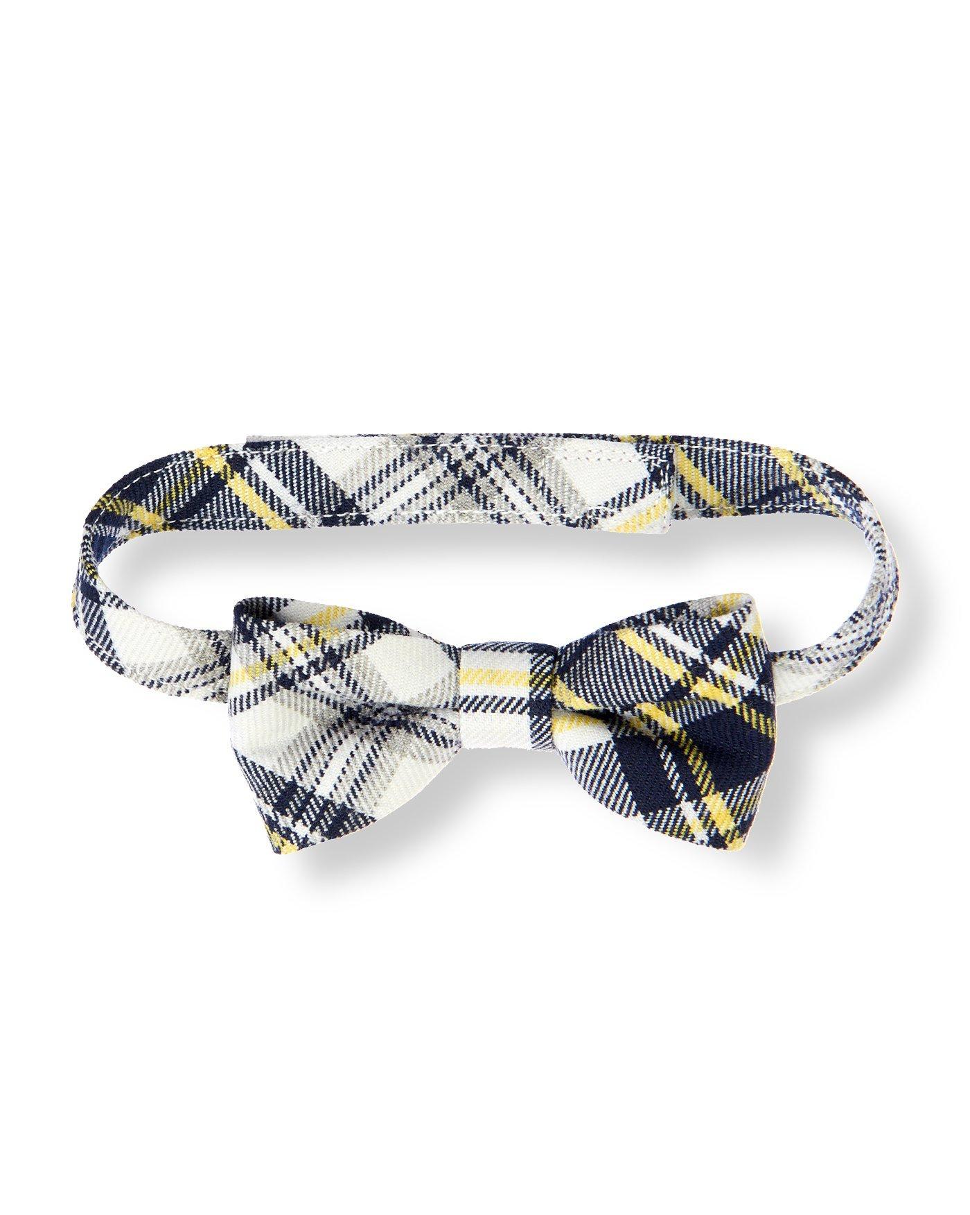 Plaid Wool Blend Bowtie image number 0