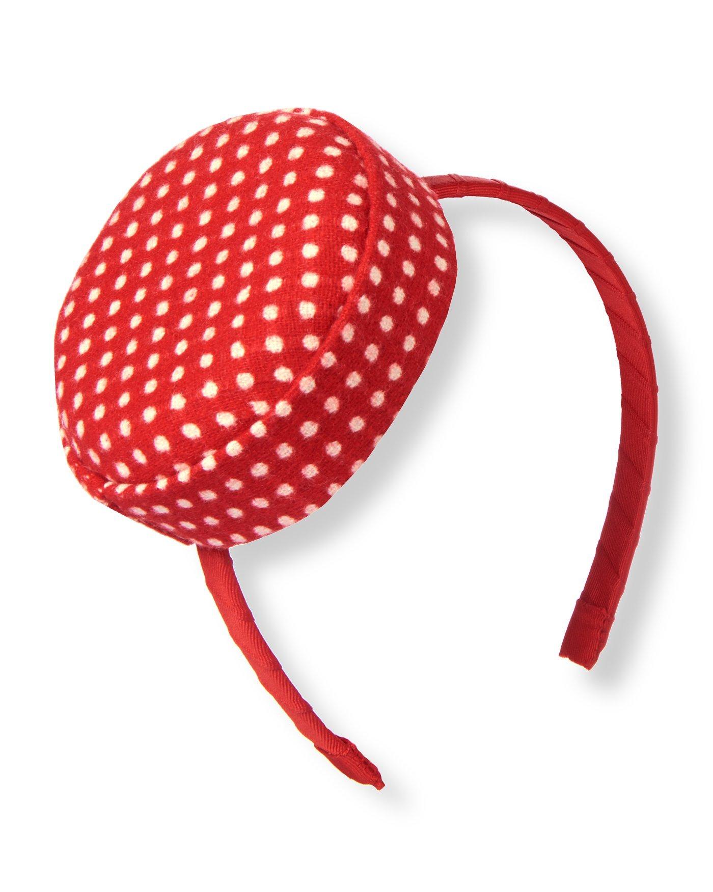 Pillbox Dot Wool Blend Headband image number 0