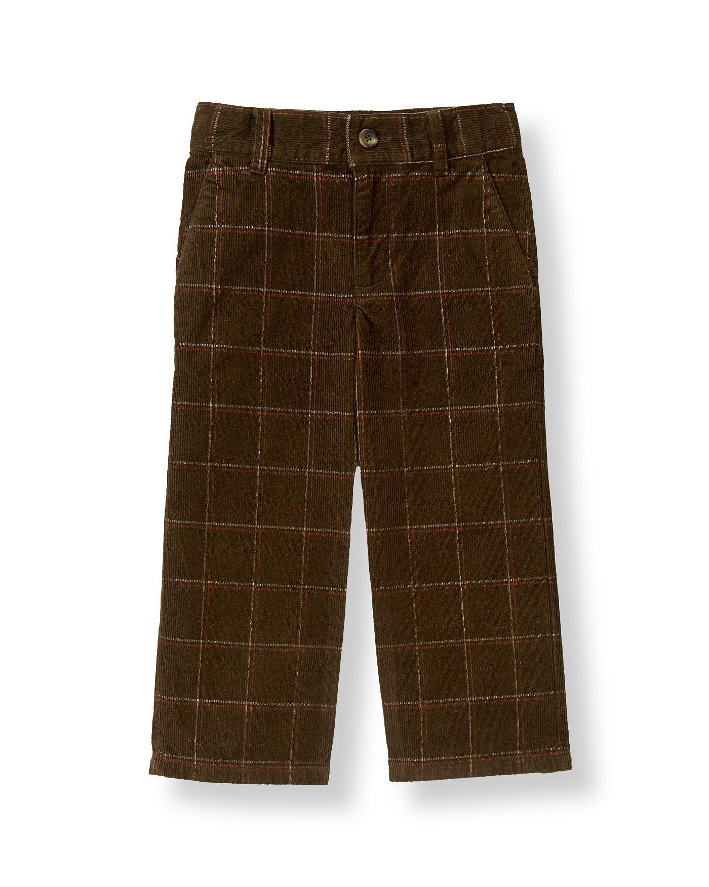 Plaid Corduroy Pant image number 0